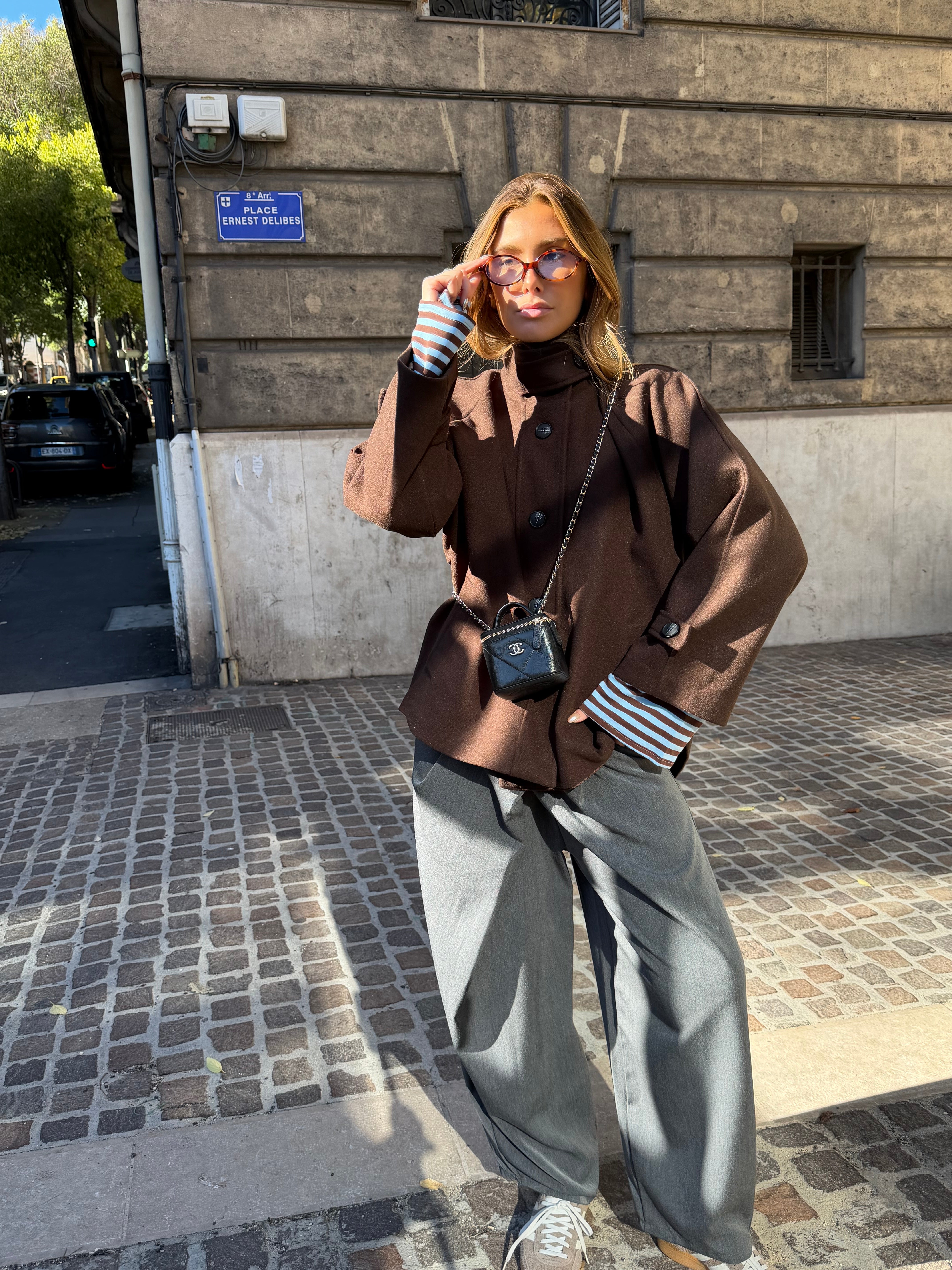 Manteau Calix marron