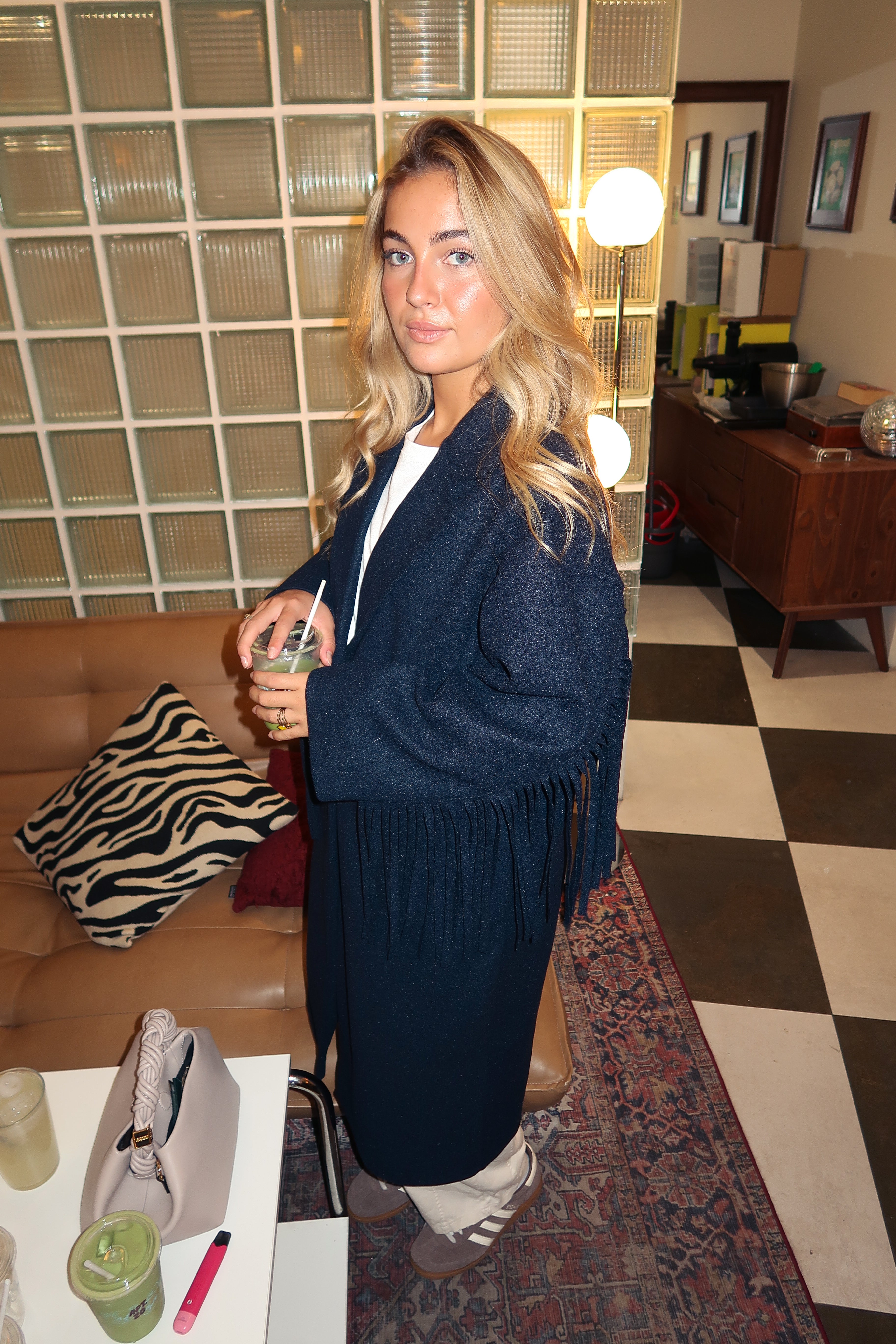 Manteau Lina bleu marine