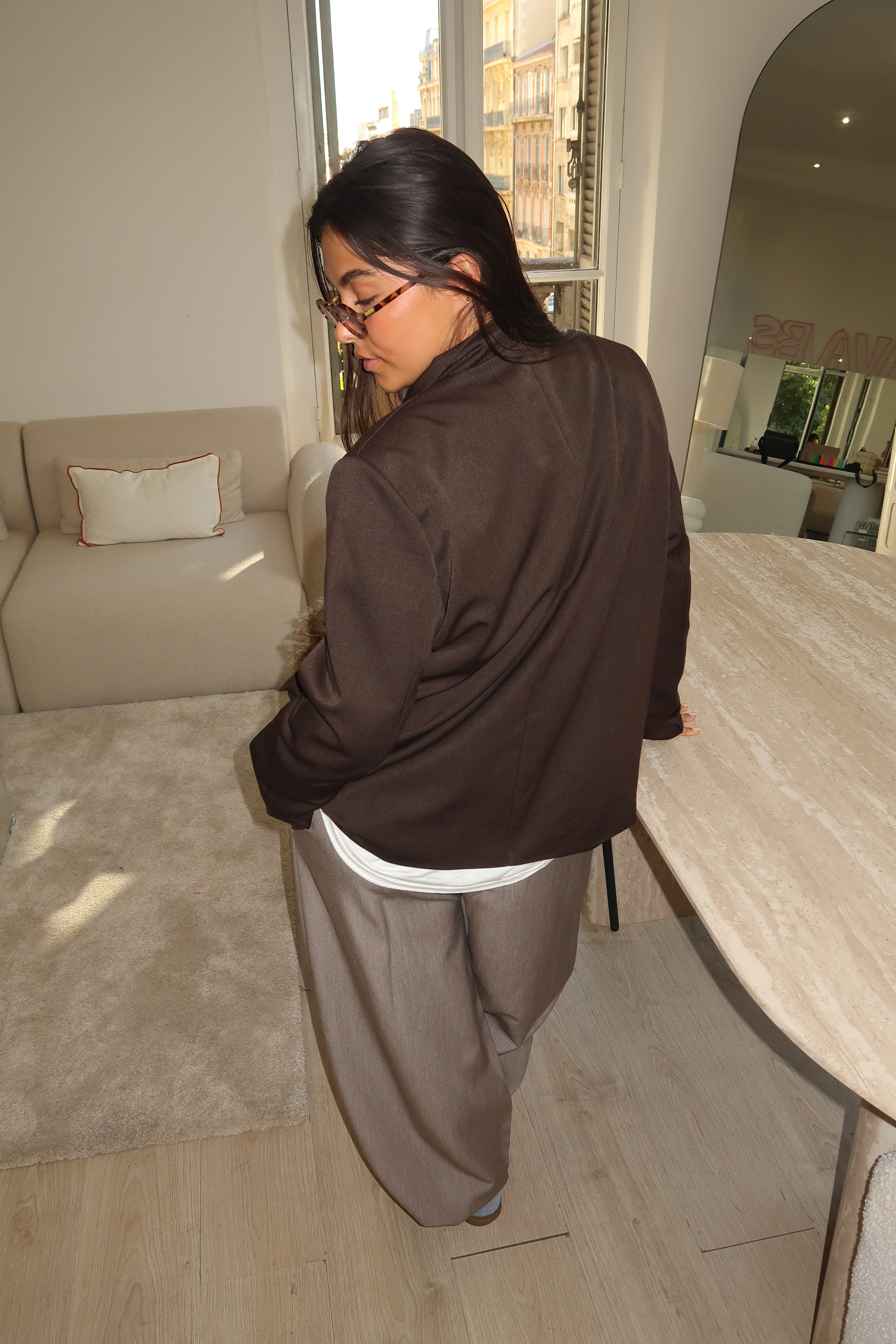 Blazer Katherine marron