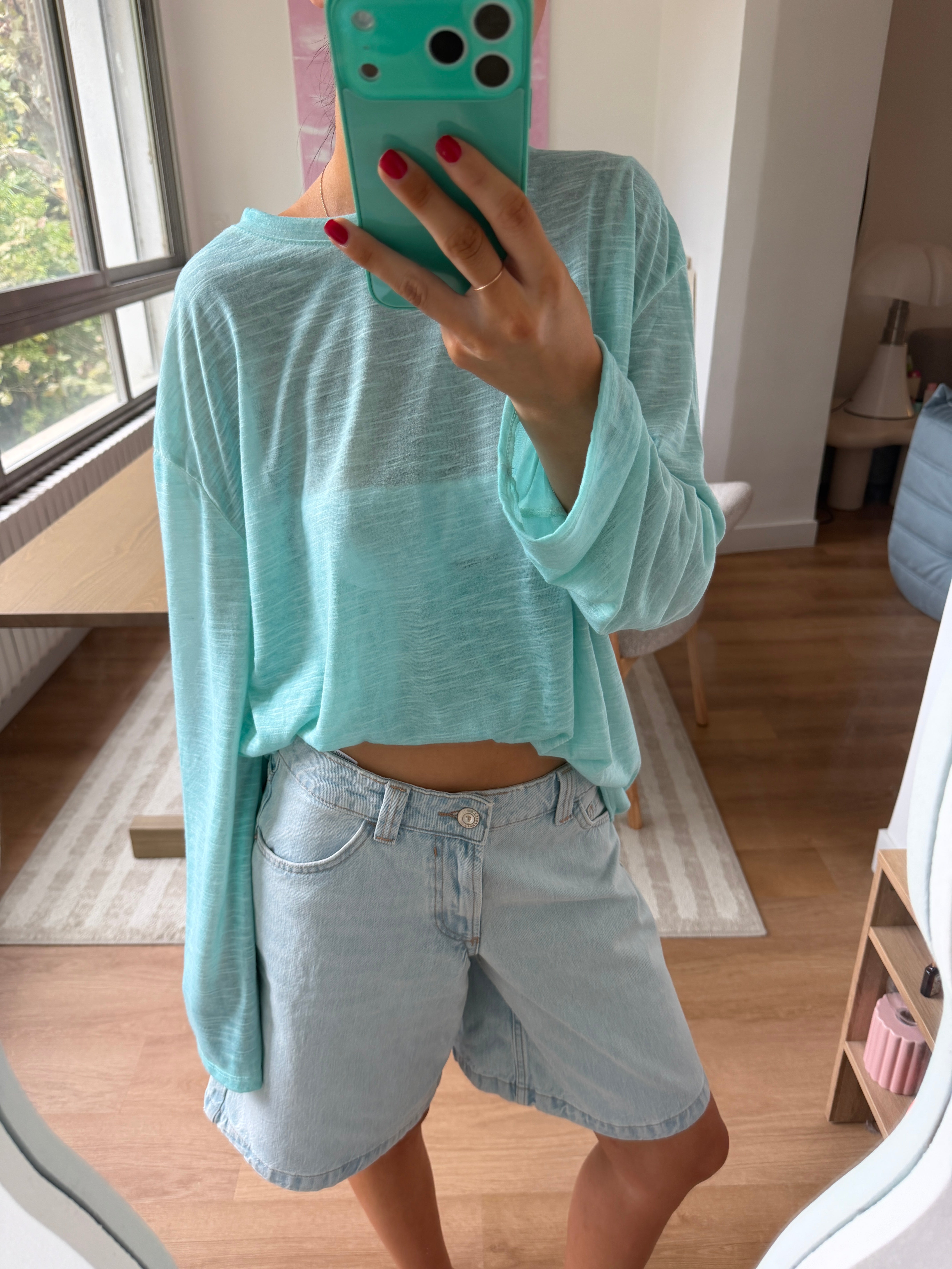 Tricou Colomba albastru Tiffany