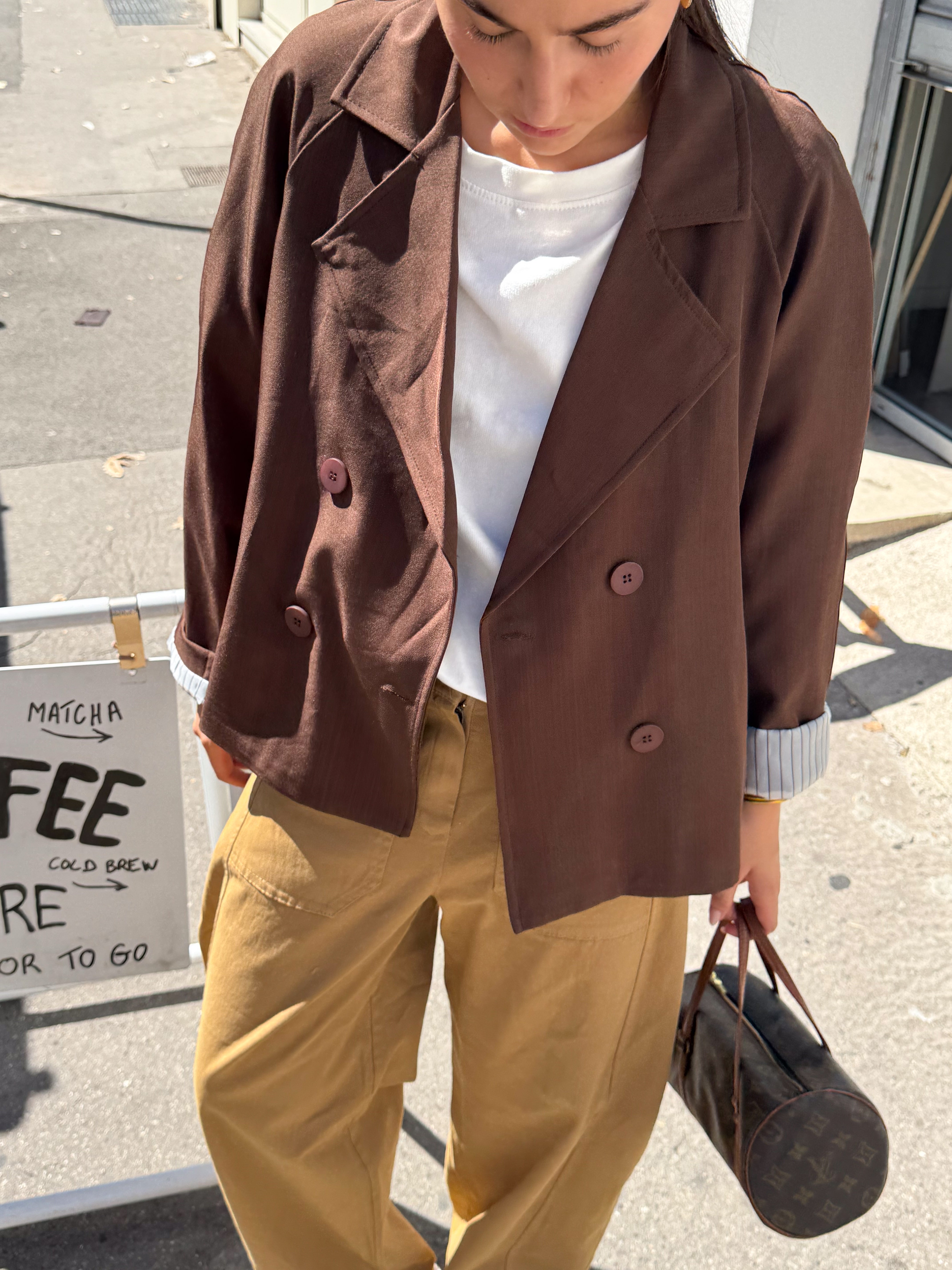 Blazer marrón Nolan