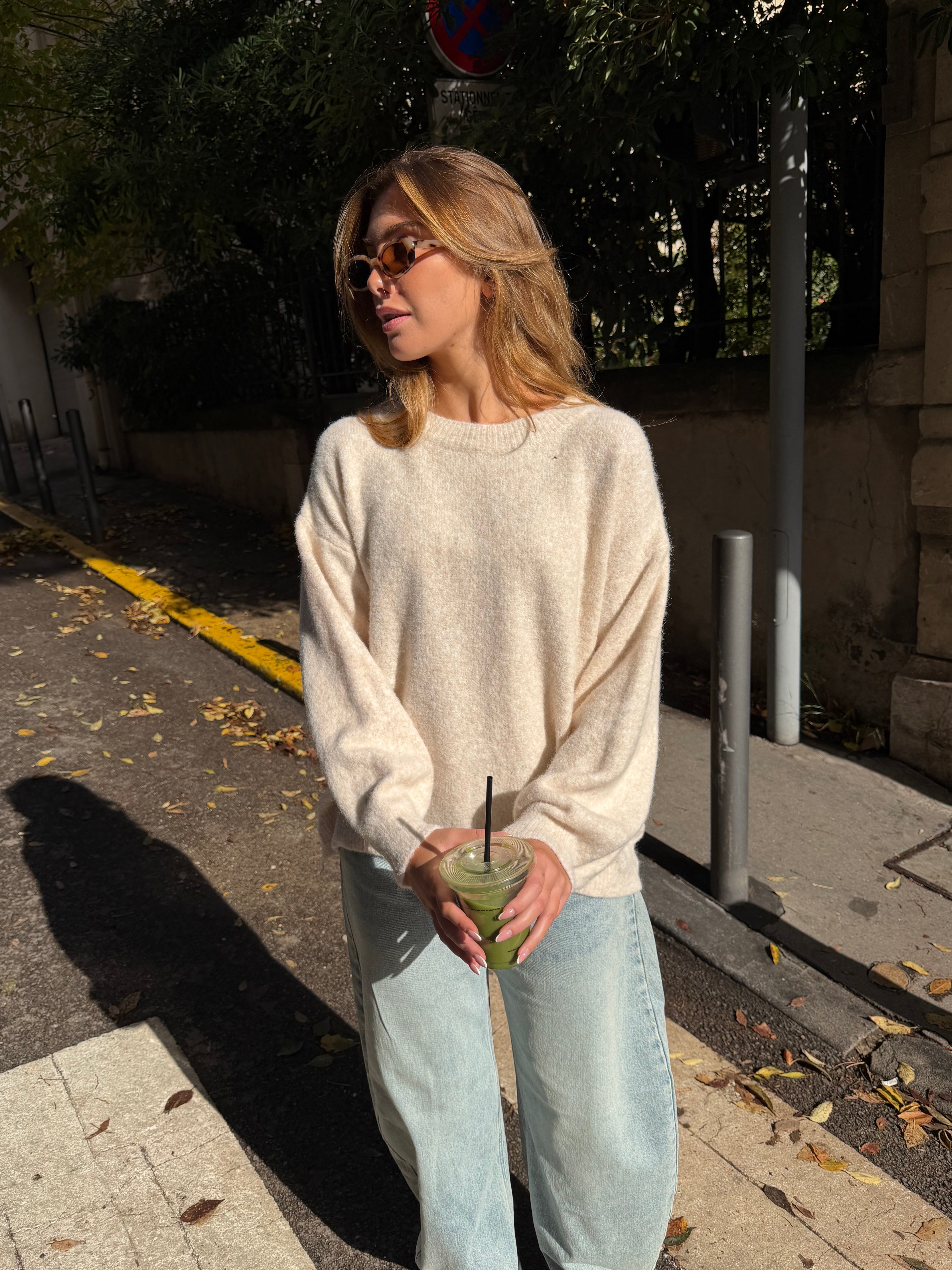 Pull Caroline beige