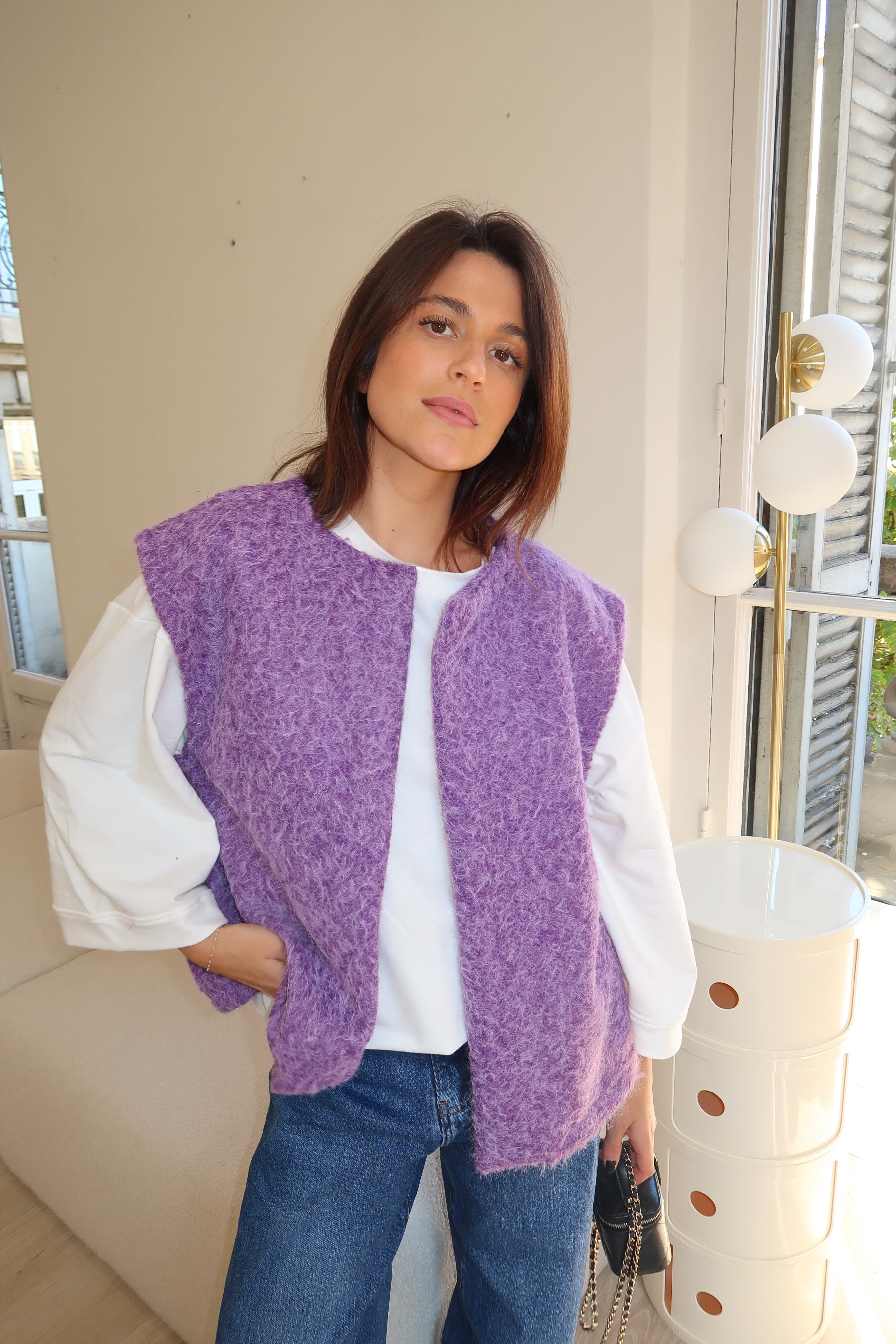 Maddy pastel purple jacket