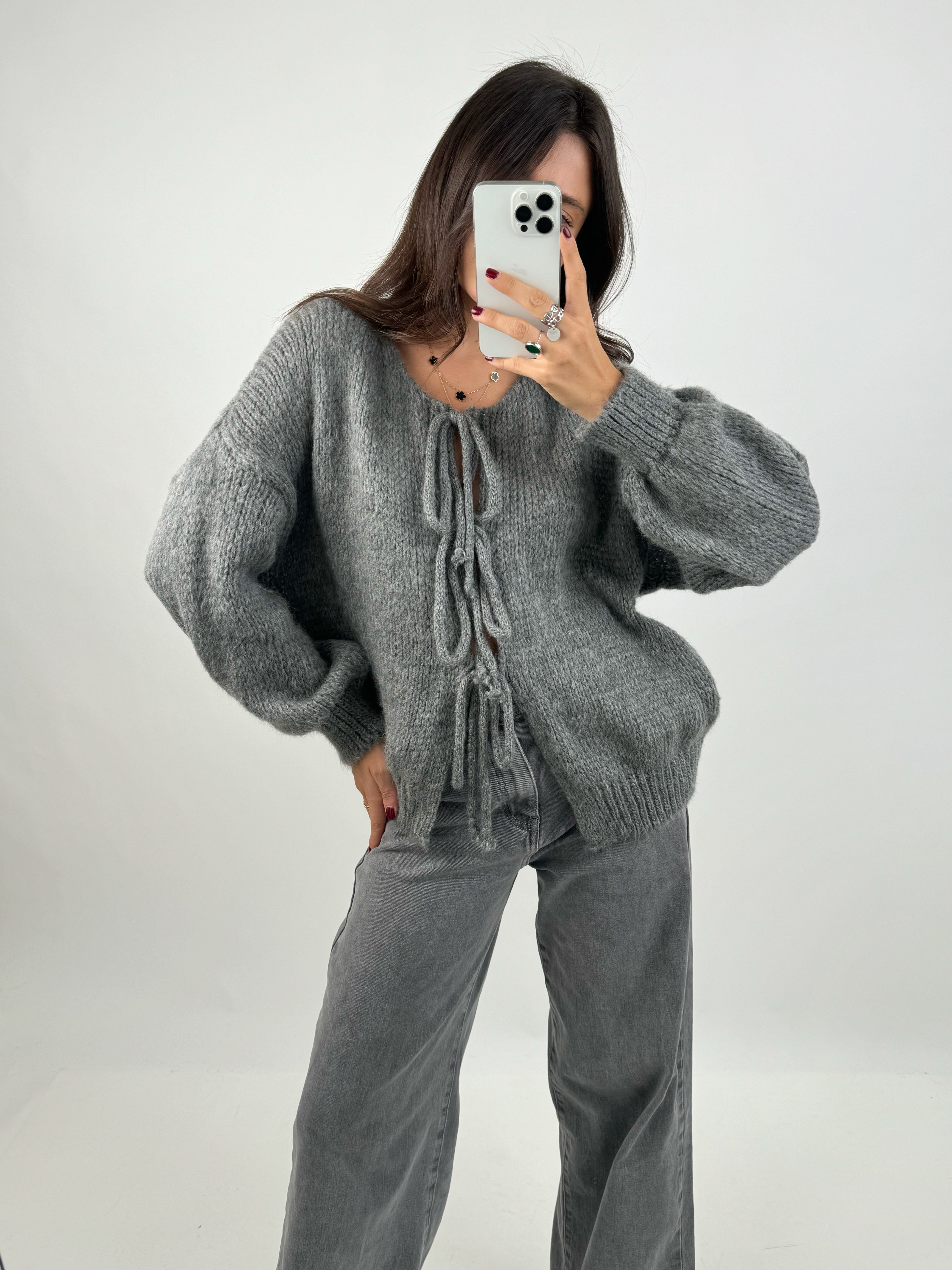 Gilet Nava gris foncé