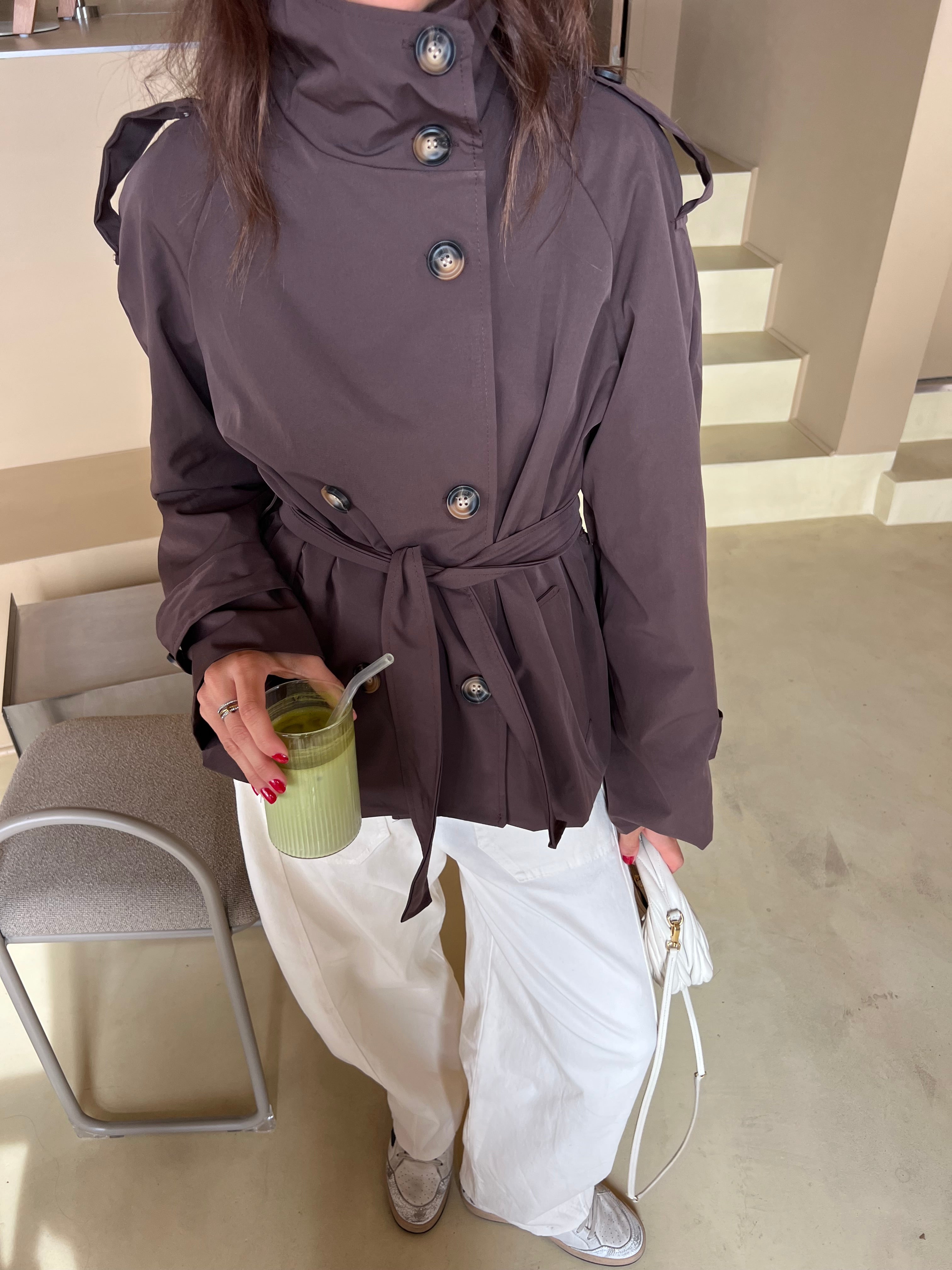 Gabardina Nala marrón