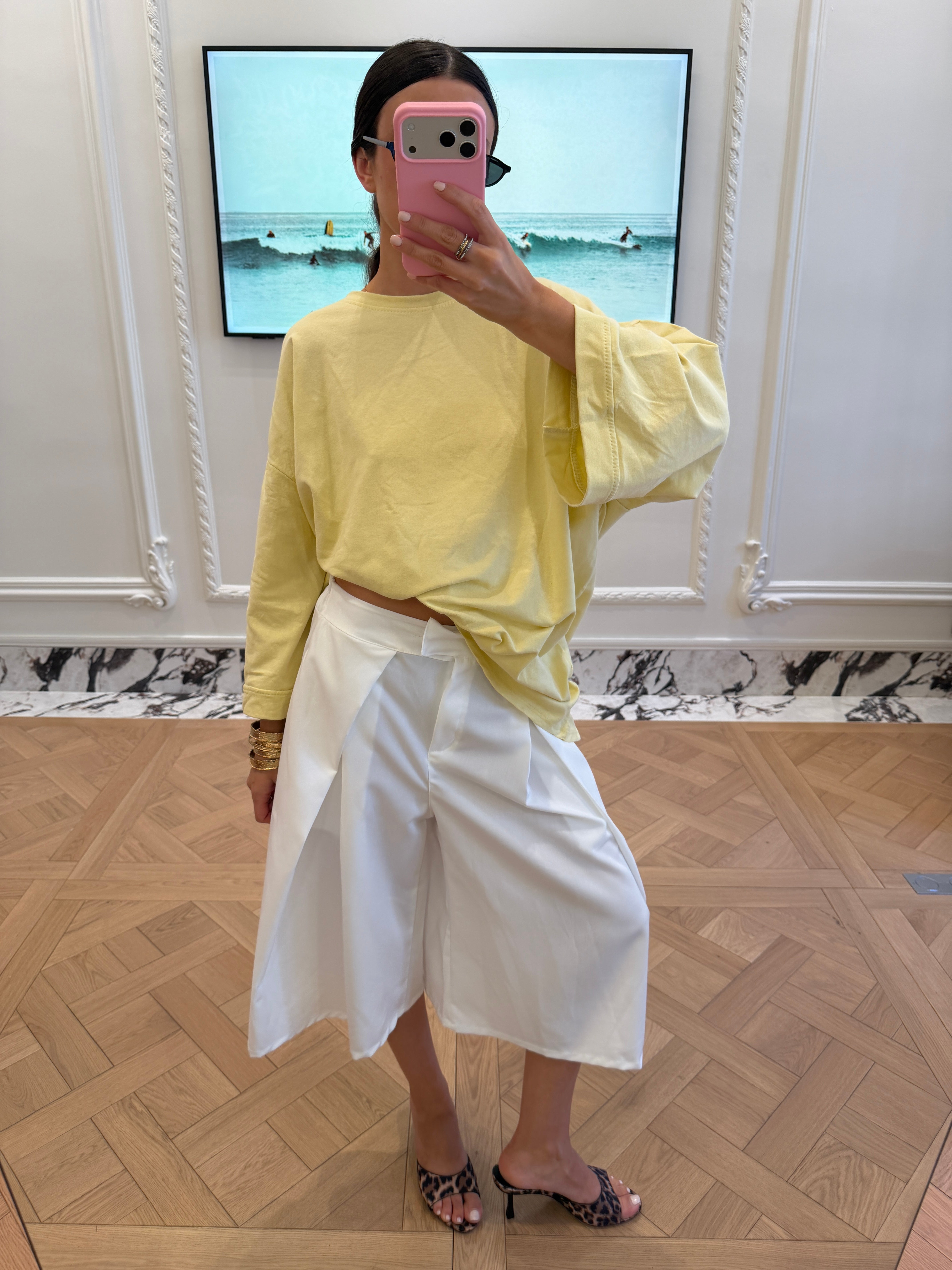Tee-shirt Cecile jaune