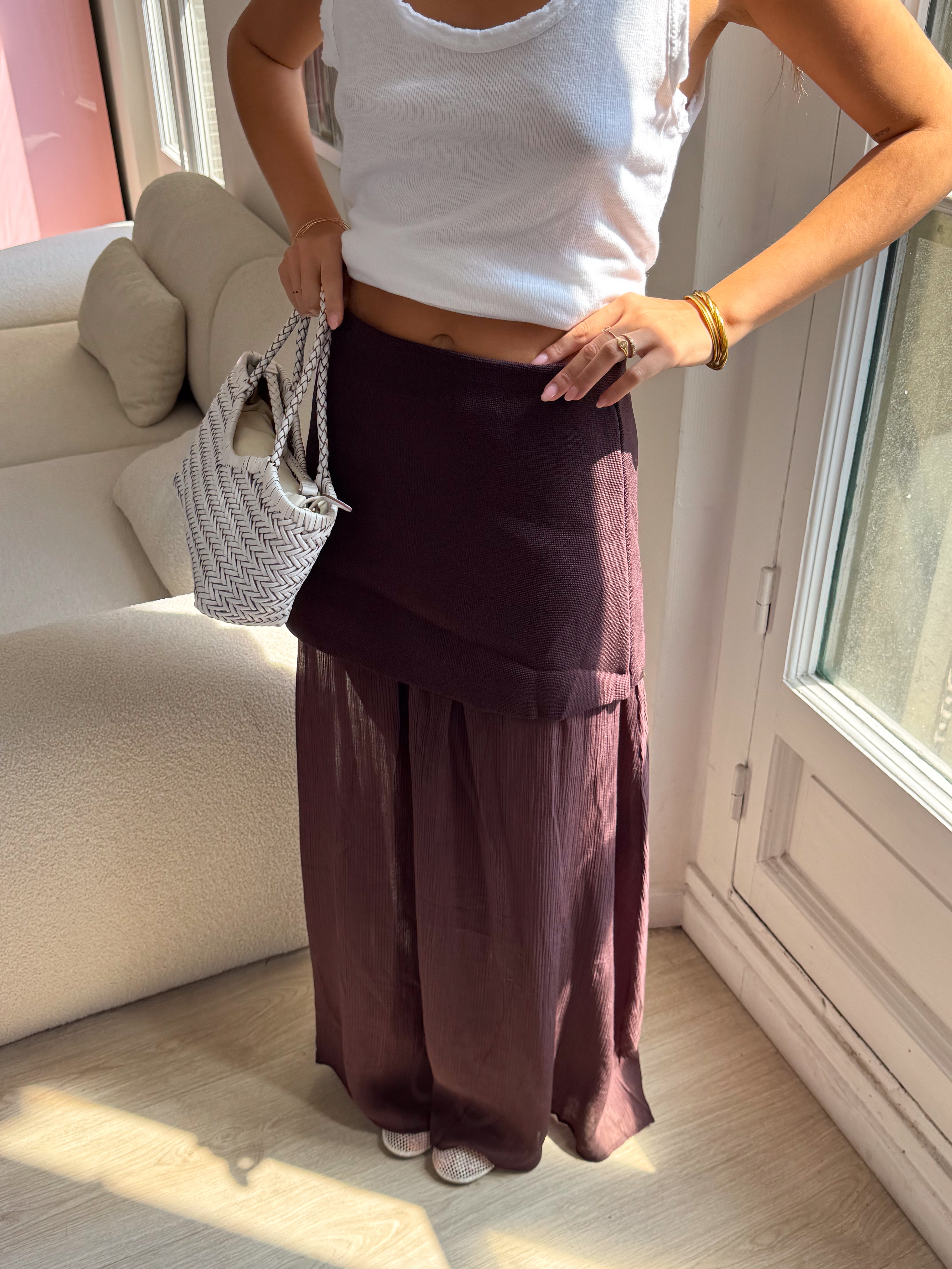 Brown Constance skirt