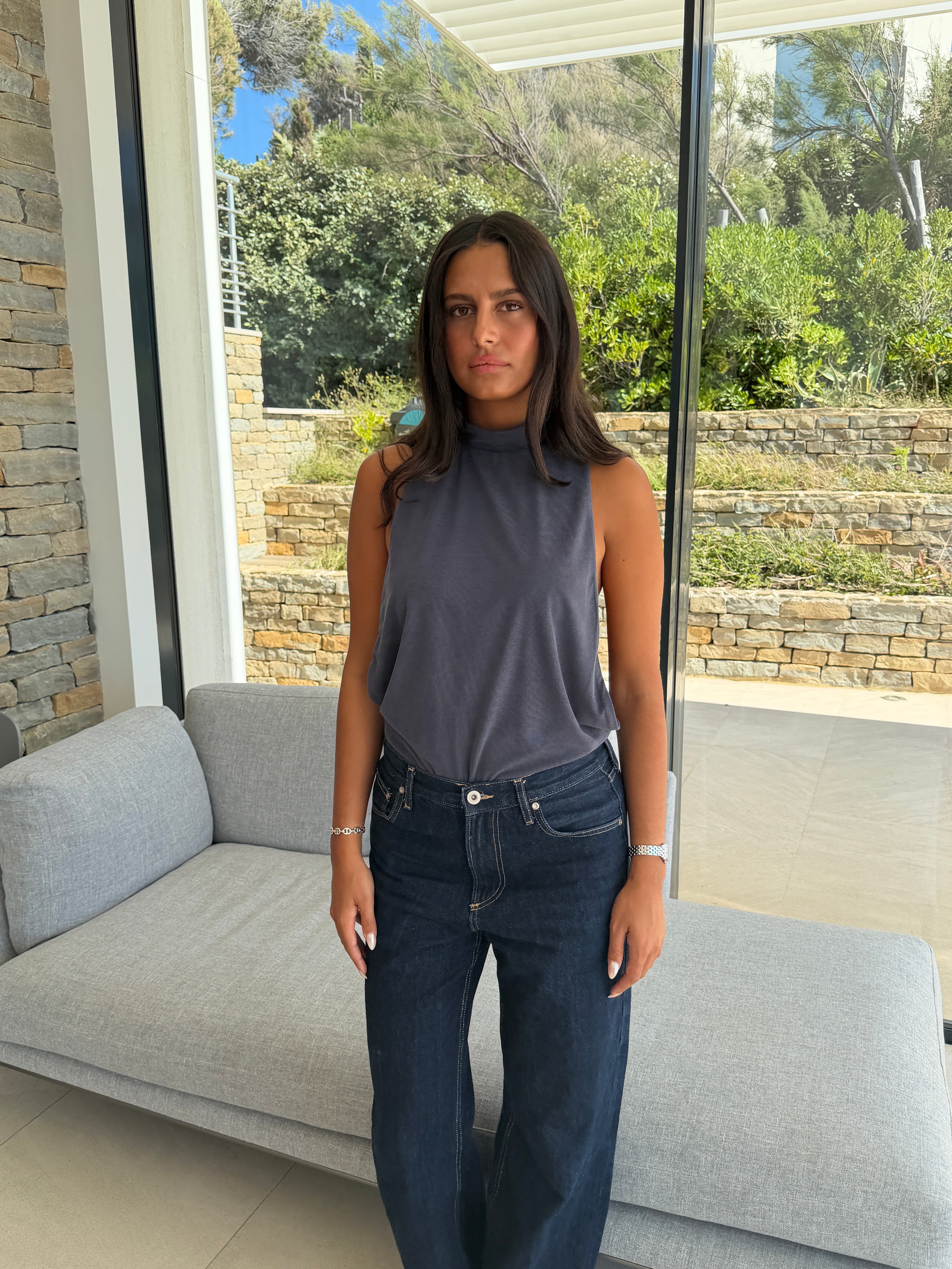 Charlotte blue bodysuit