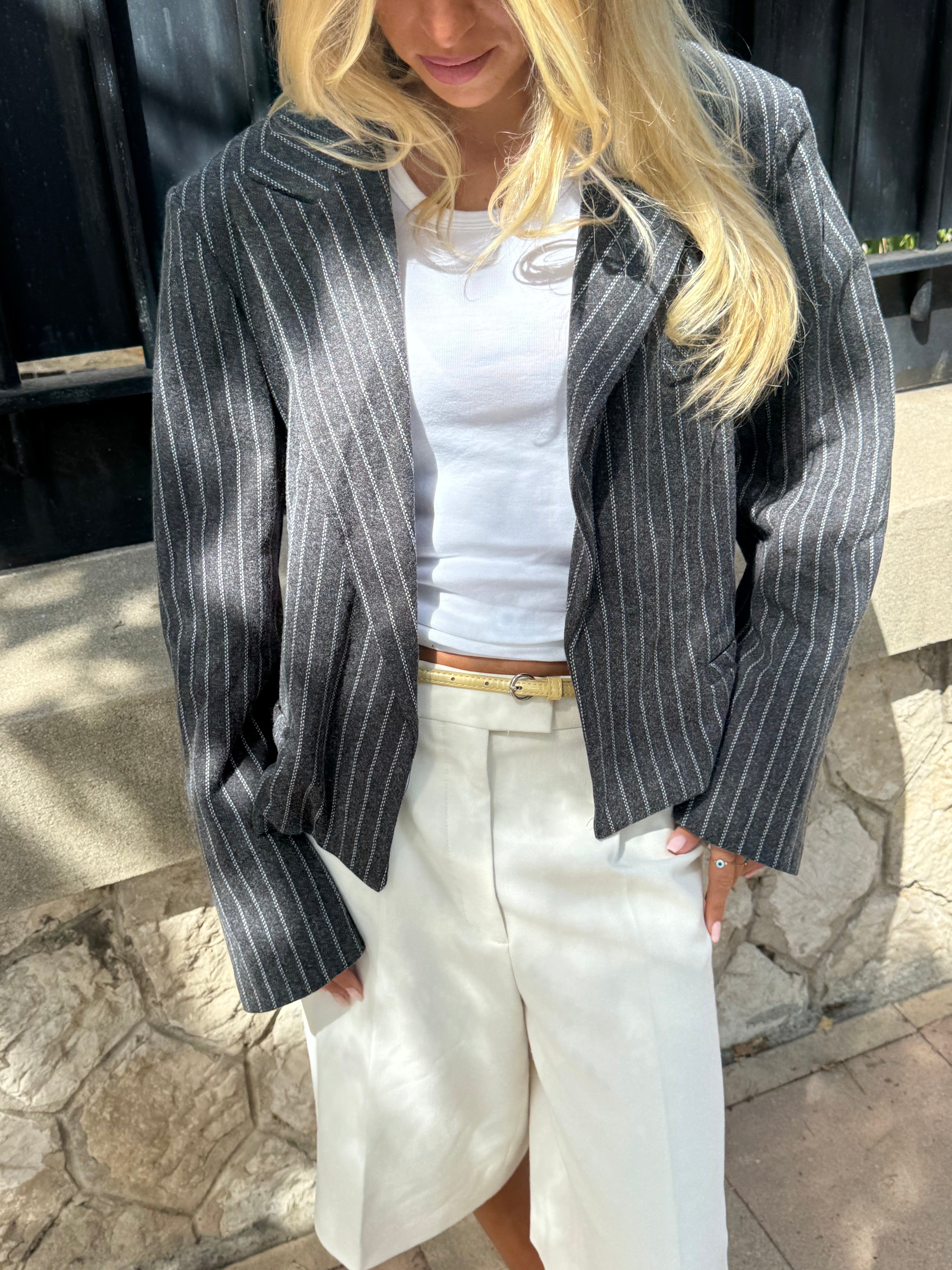Gray Lisa Blazer