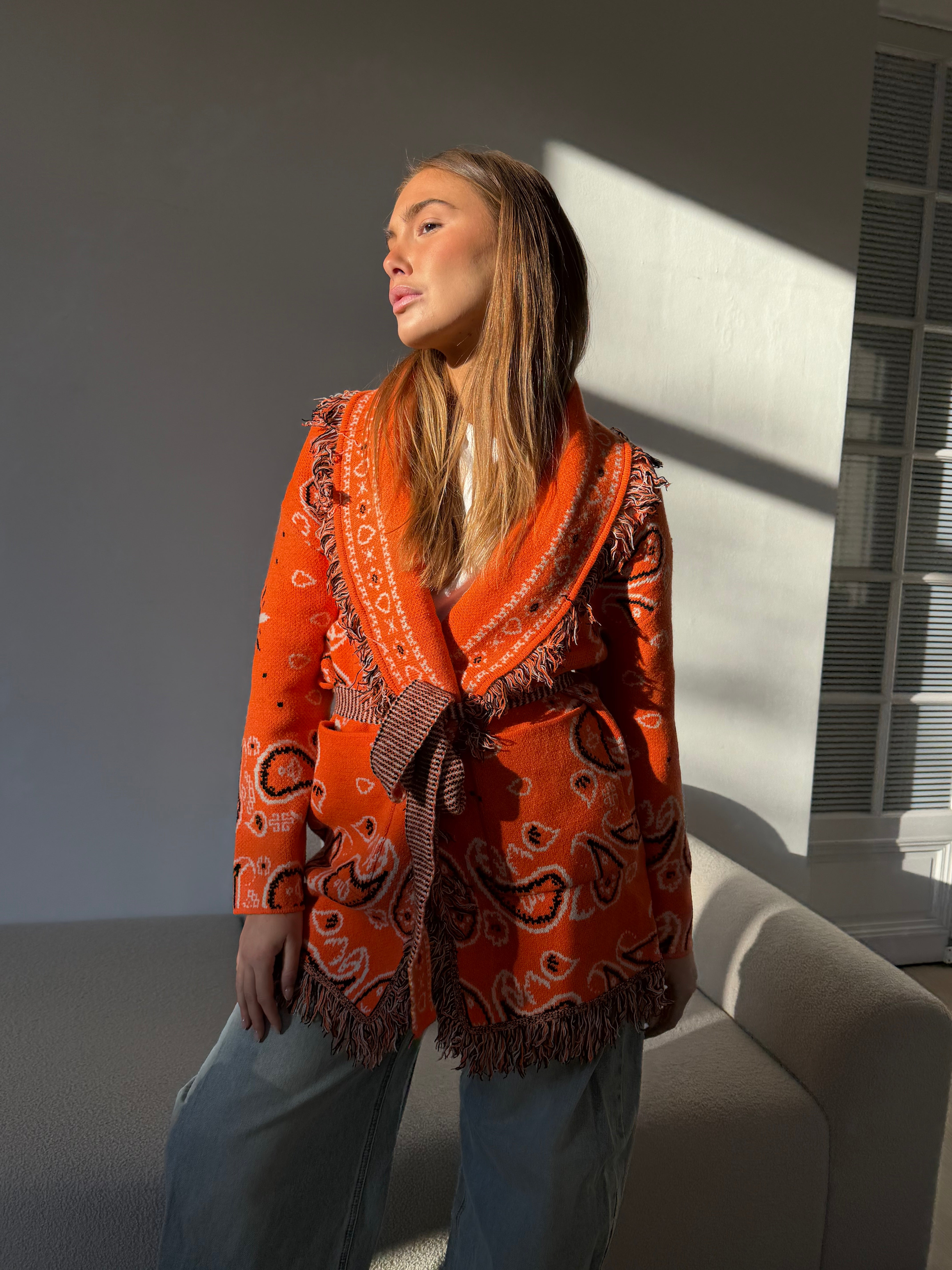 Gilet Suzanne orange