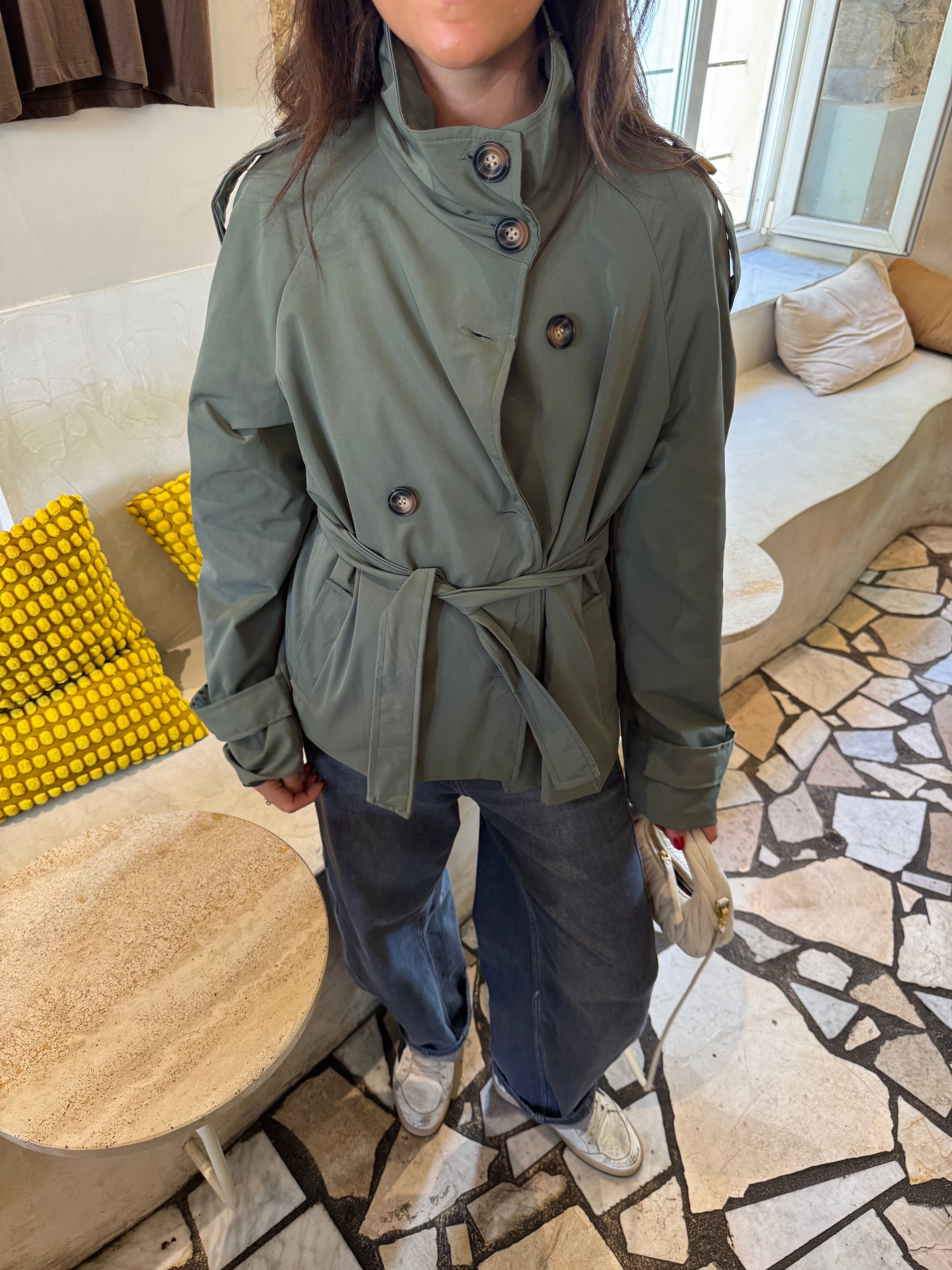Gabardina Nala caqui