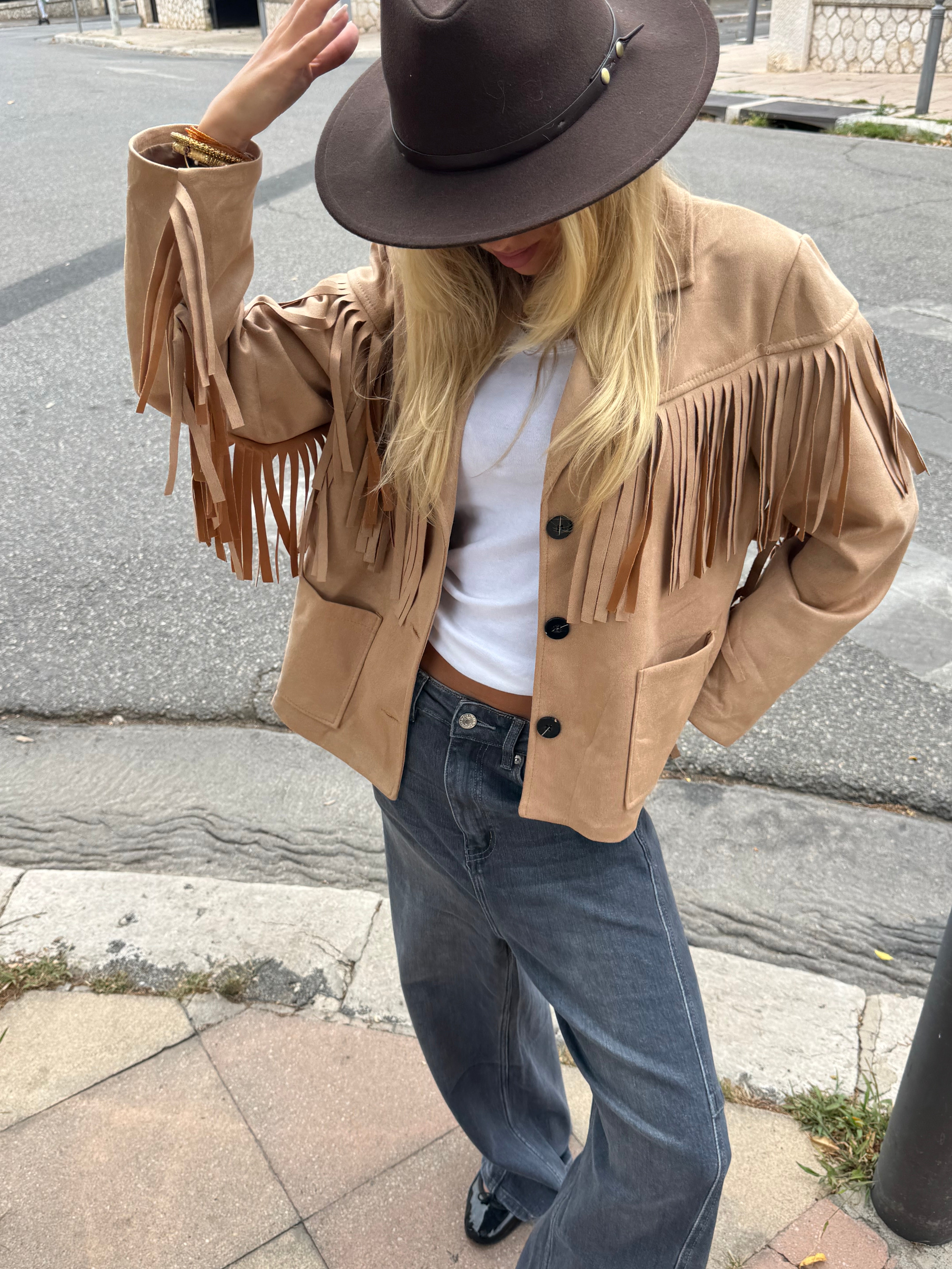 Veste Laëticia camel