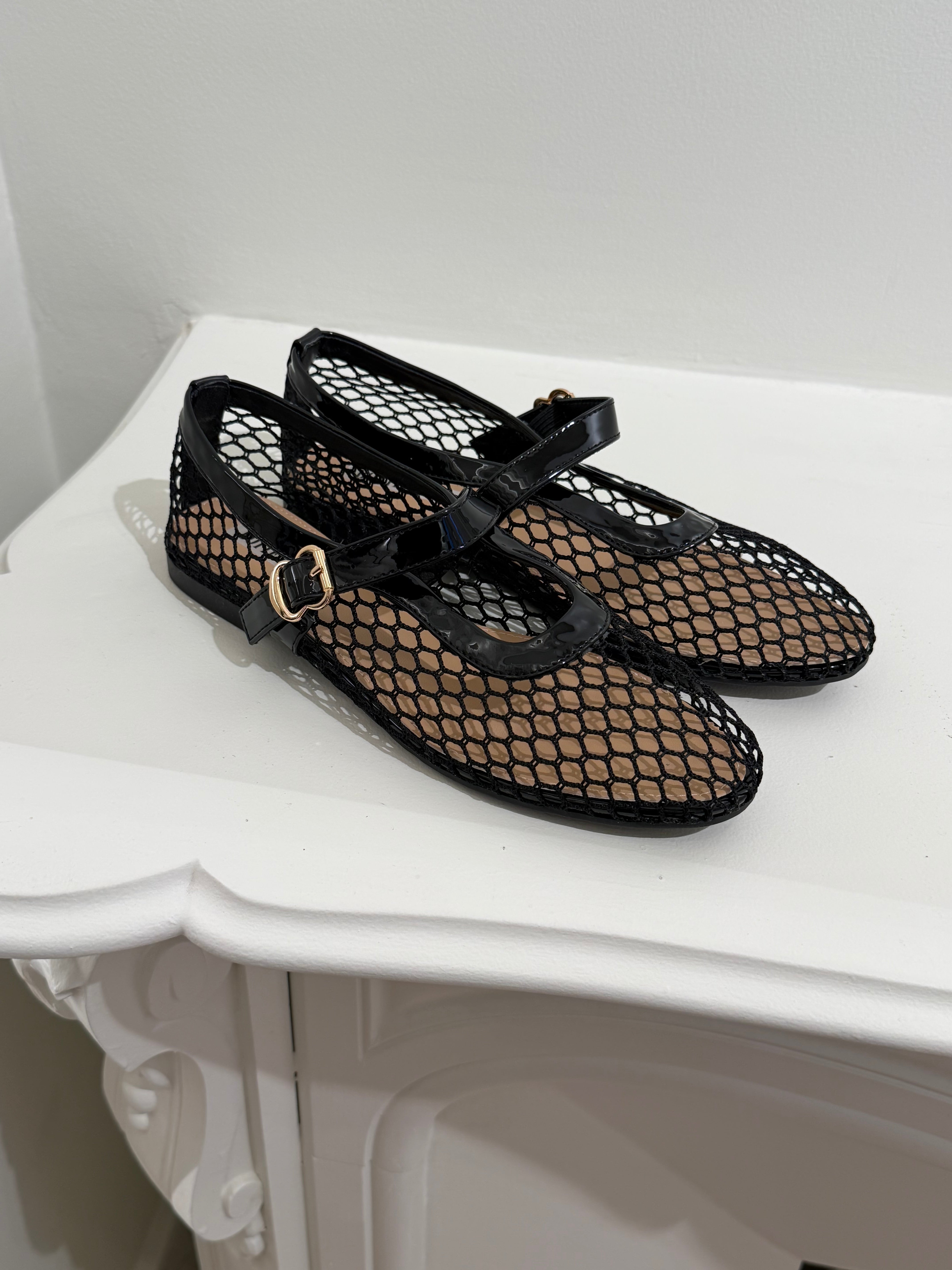 Schwarze Albane Ballerinas