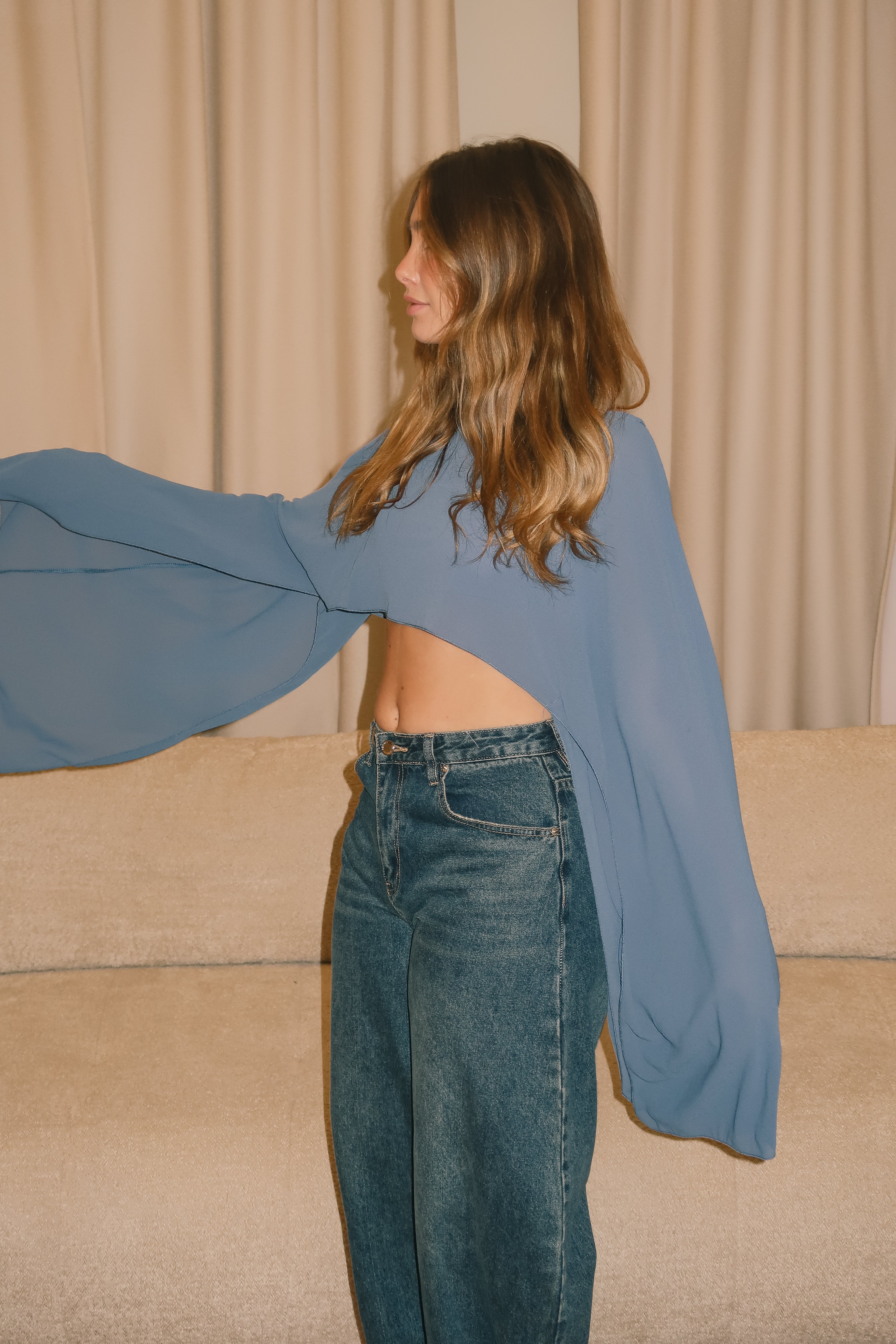 Blue Cherry Cape