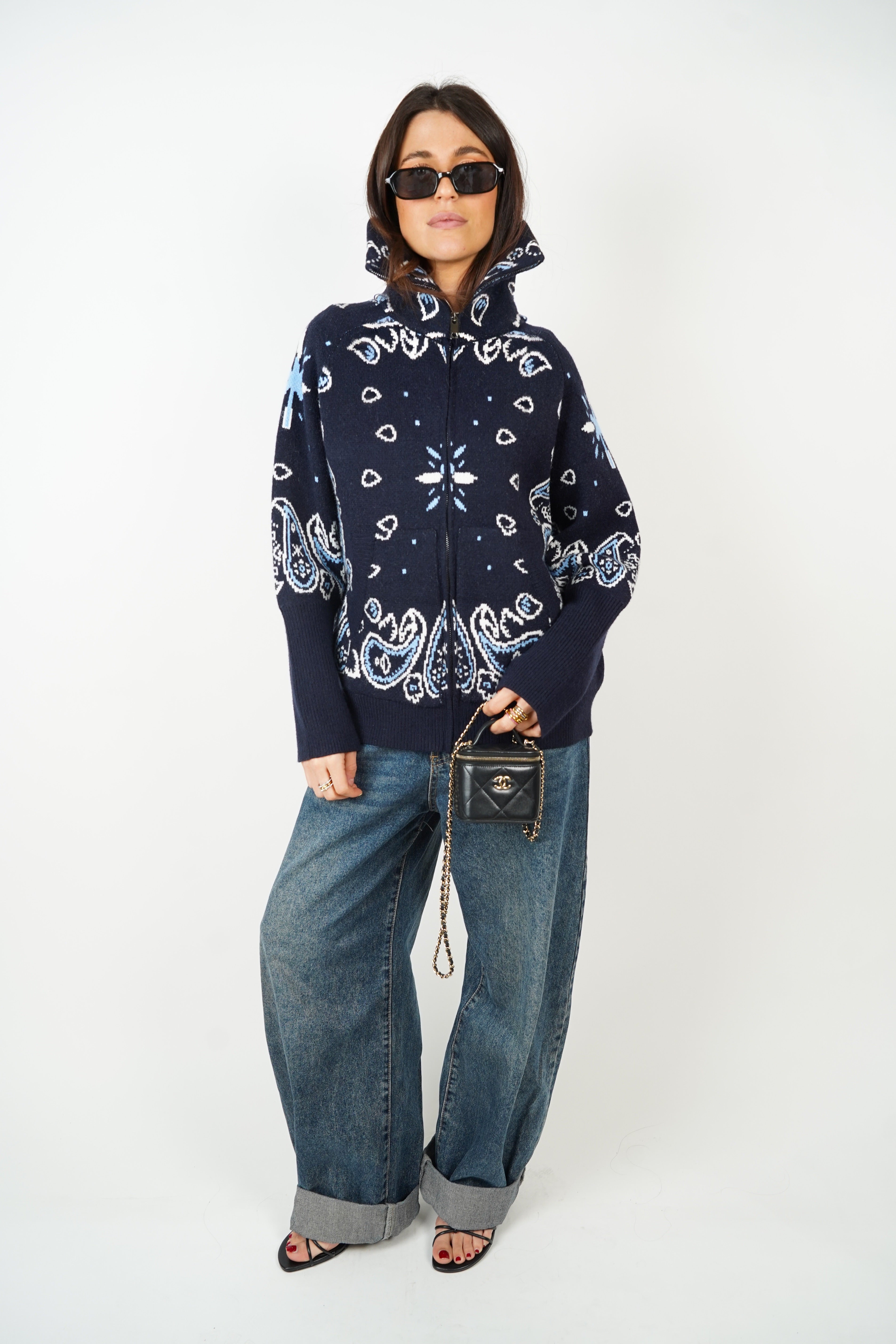 Vestă Carla albastră