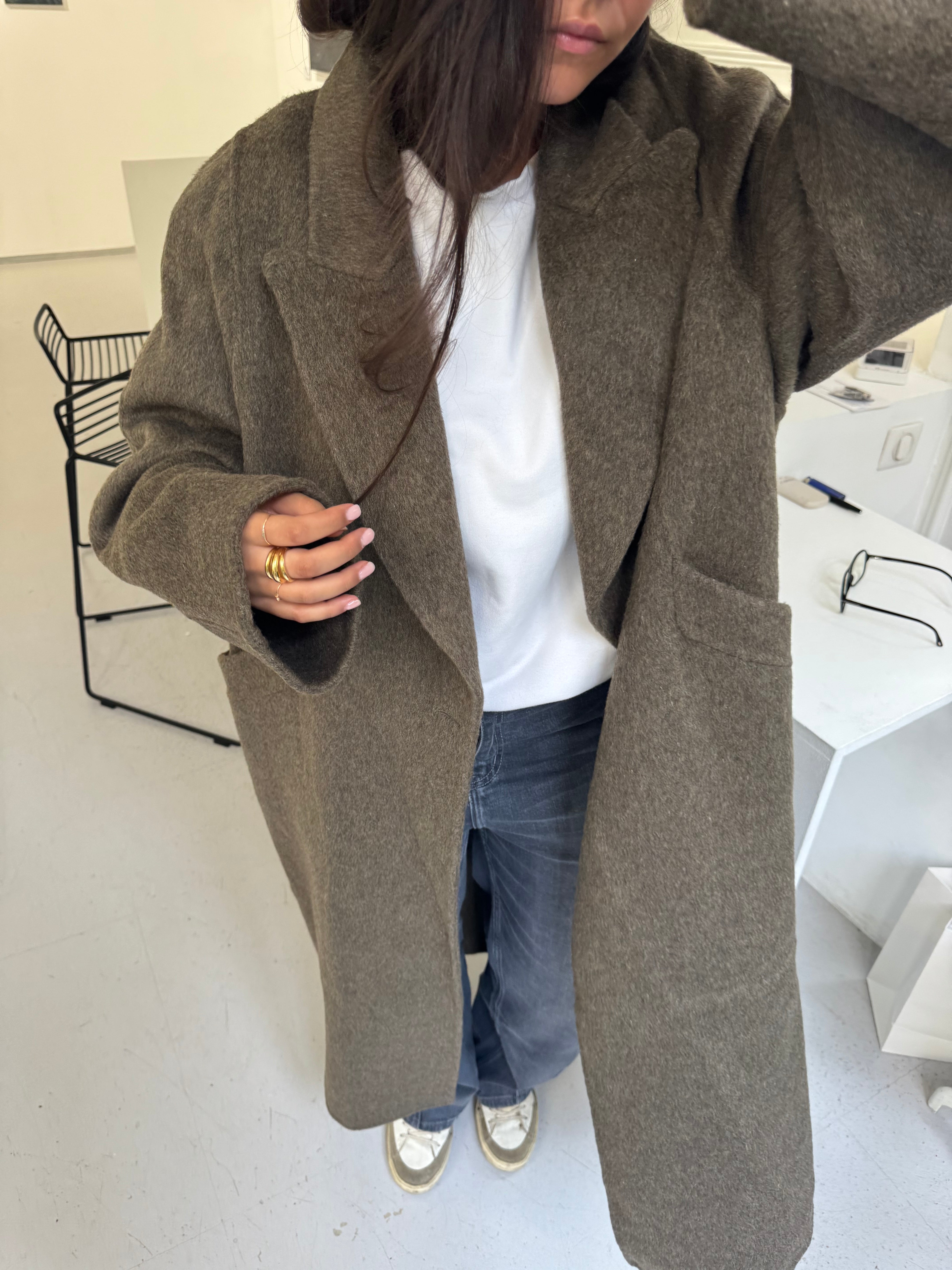 Louana Mantel aus 100 % Wolle