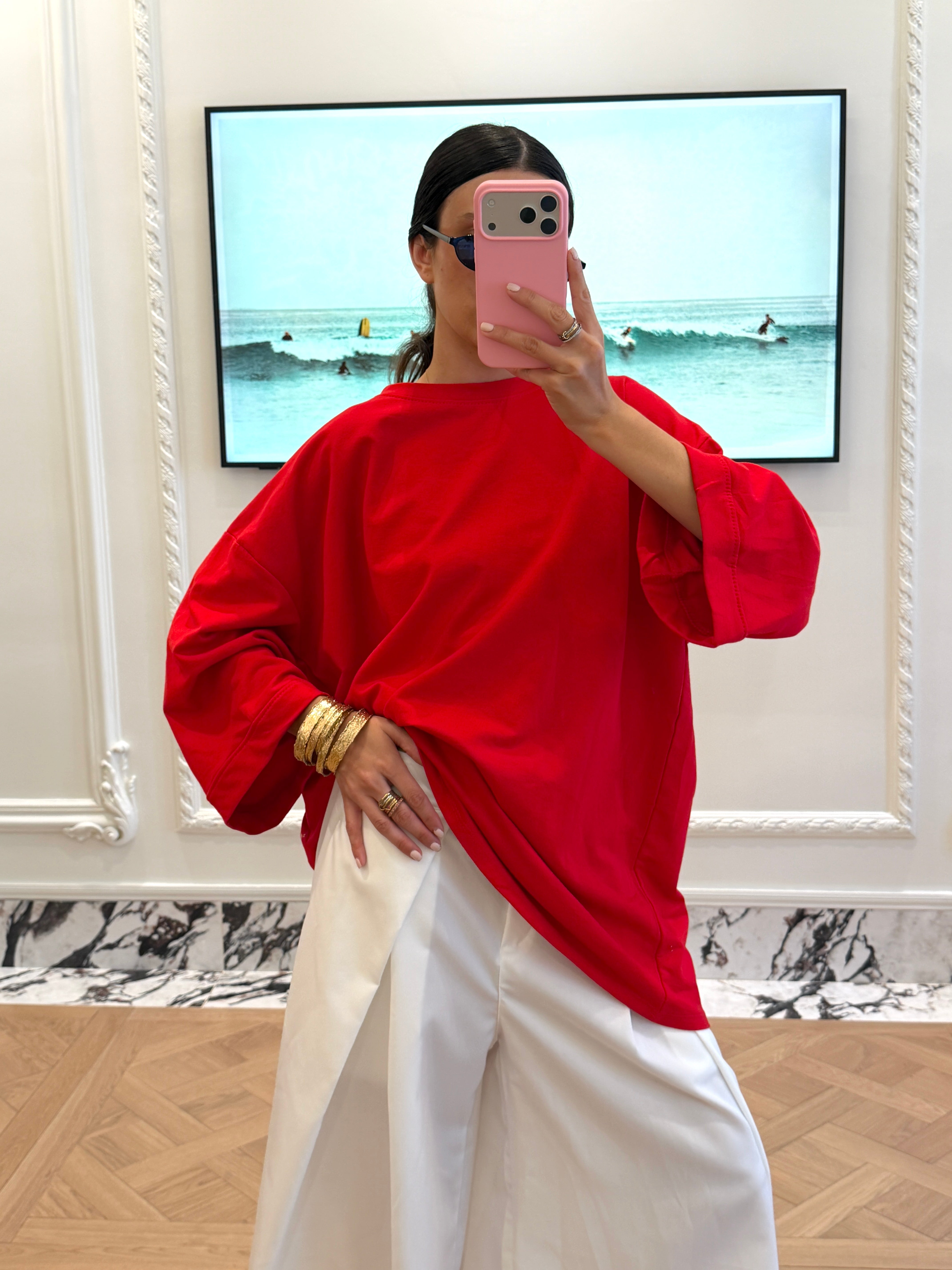 Tee-shirt Cecile rouge