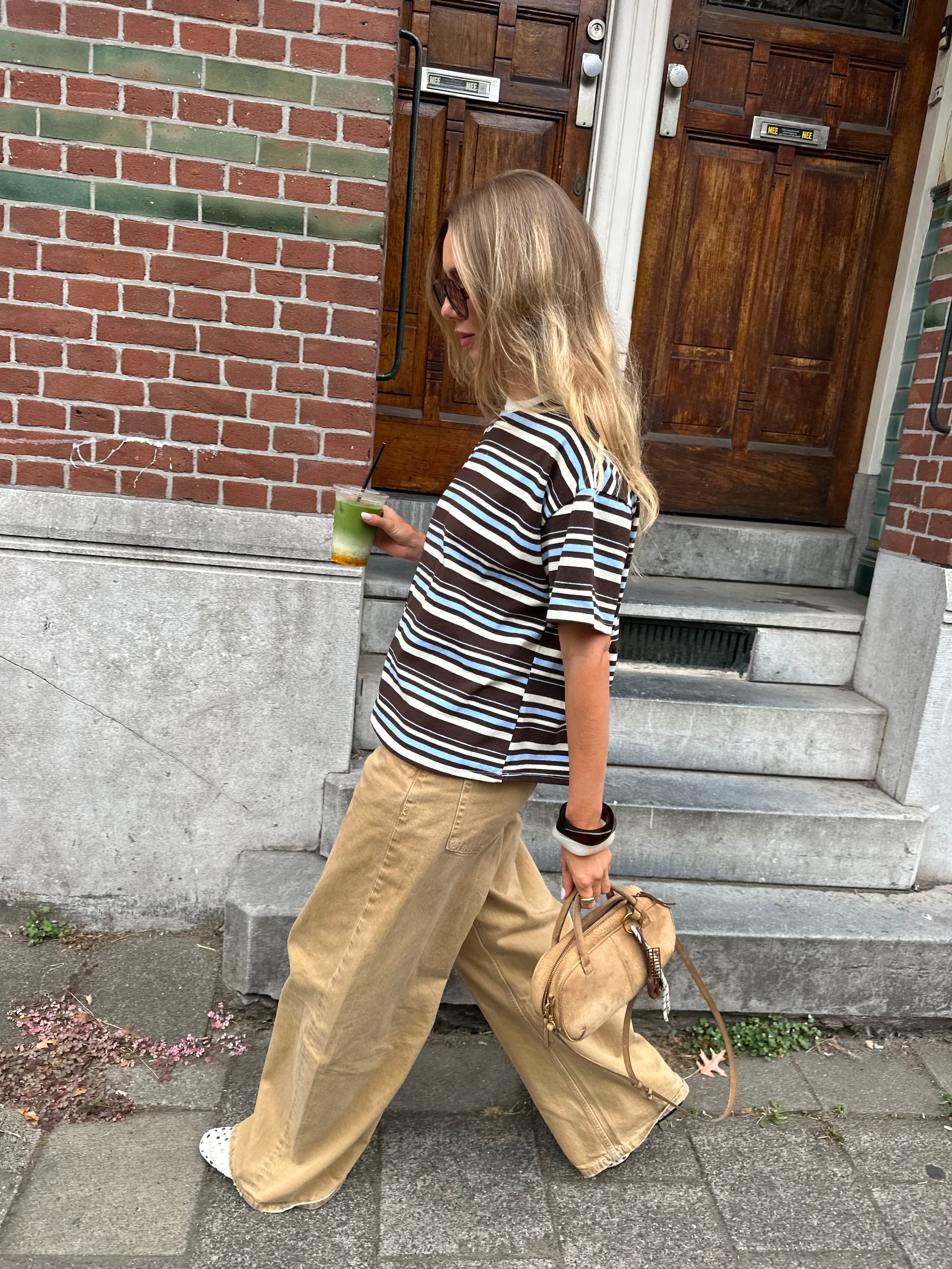 Sandrine blå t-shirt