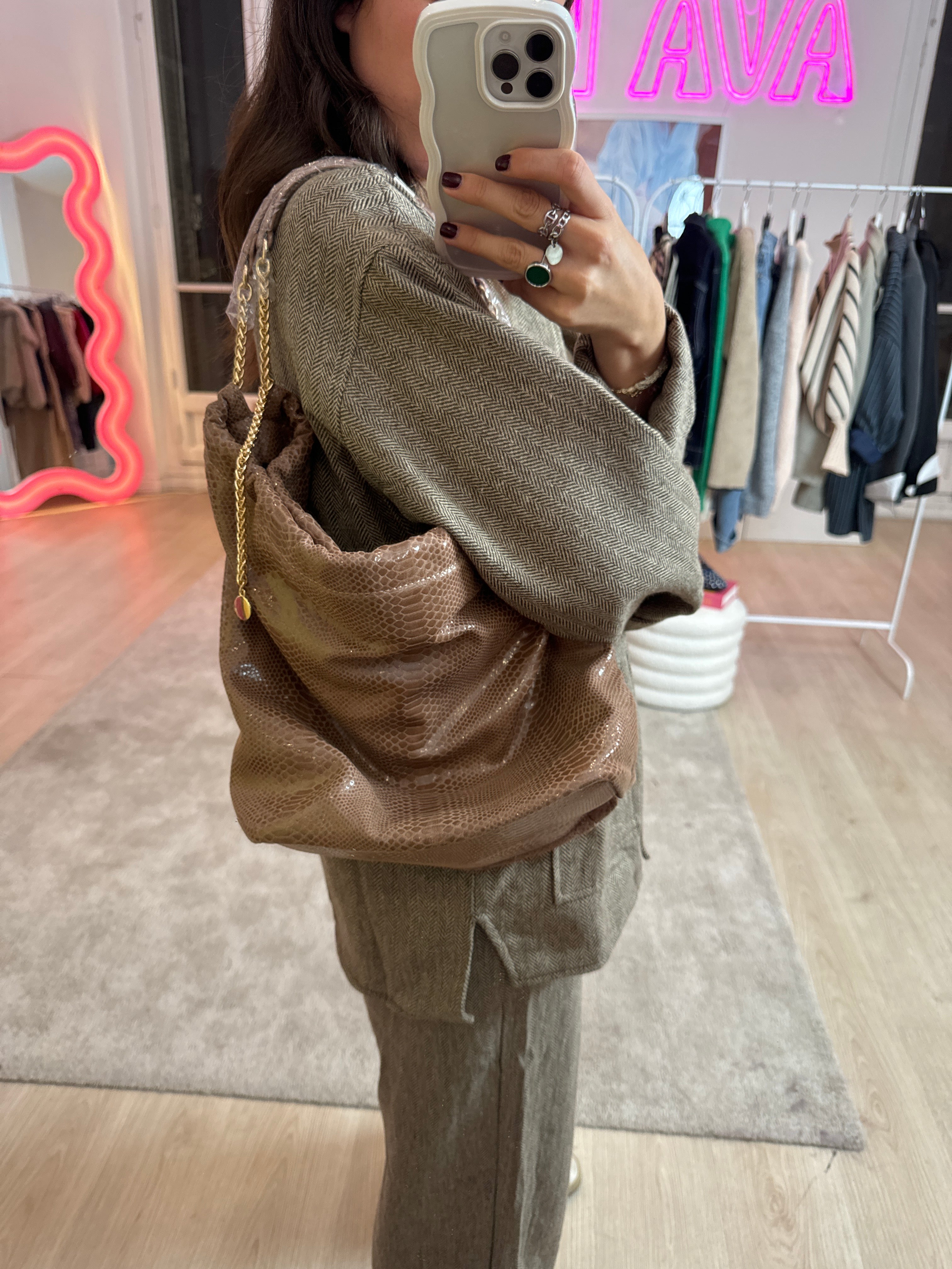 Сумка Иса верблюжья