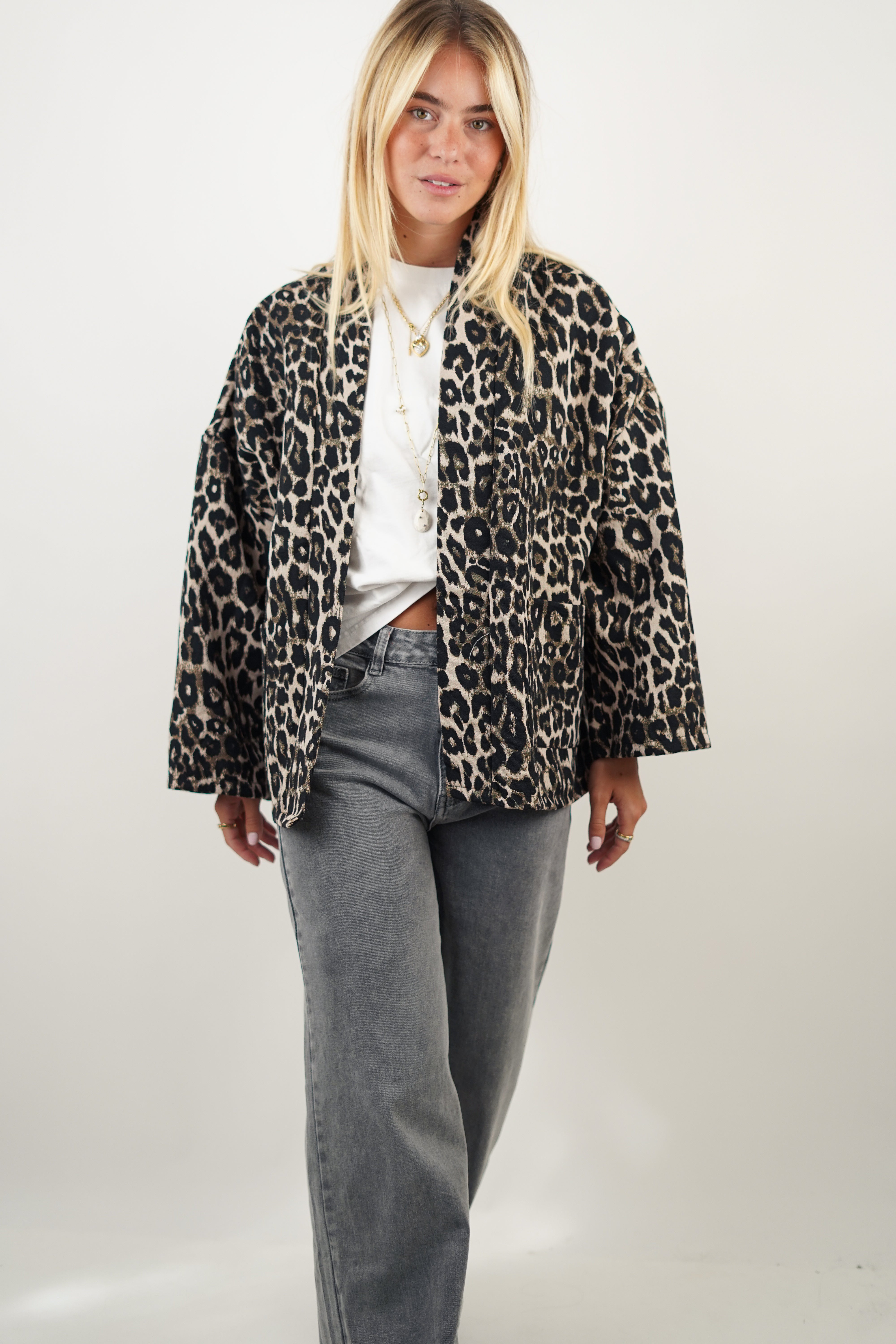 Veste léopard Mina