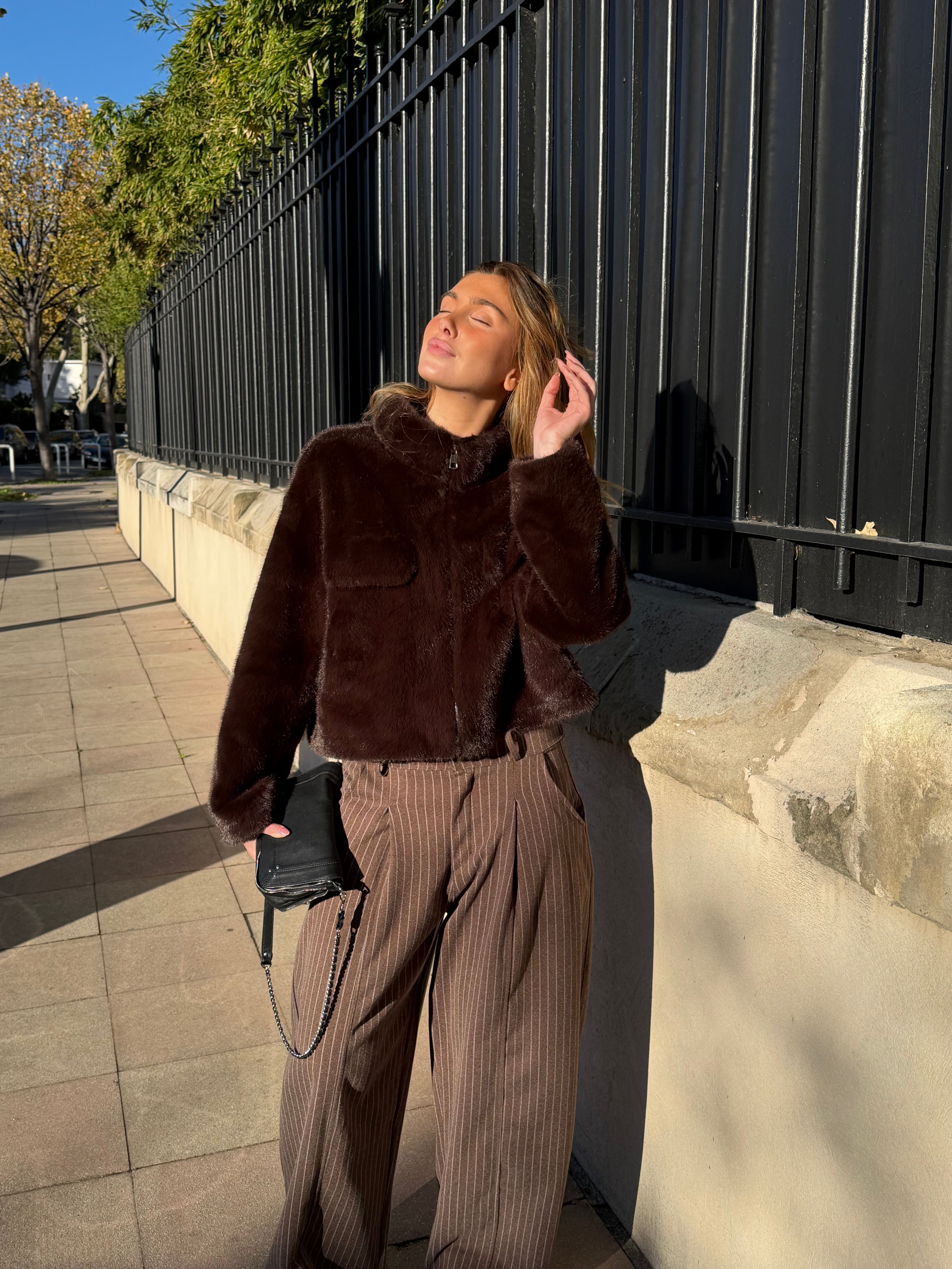 Pantalon Swann marron