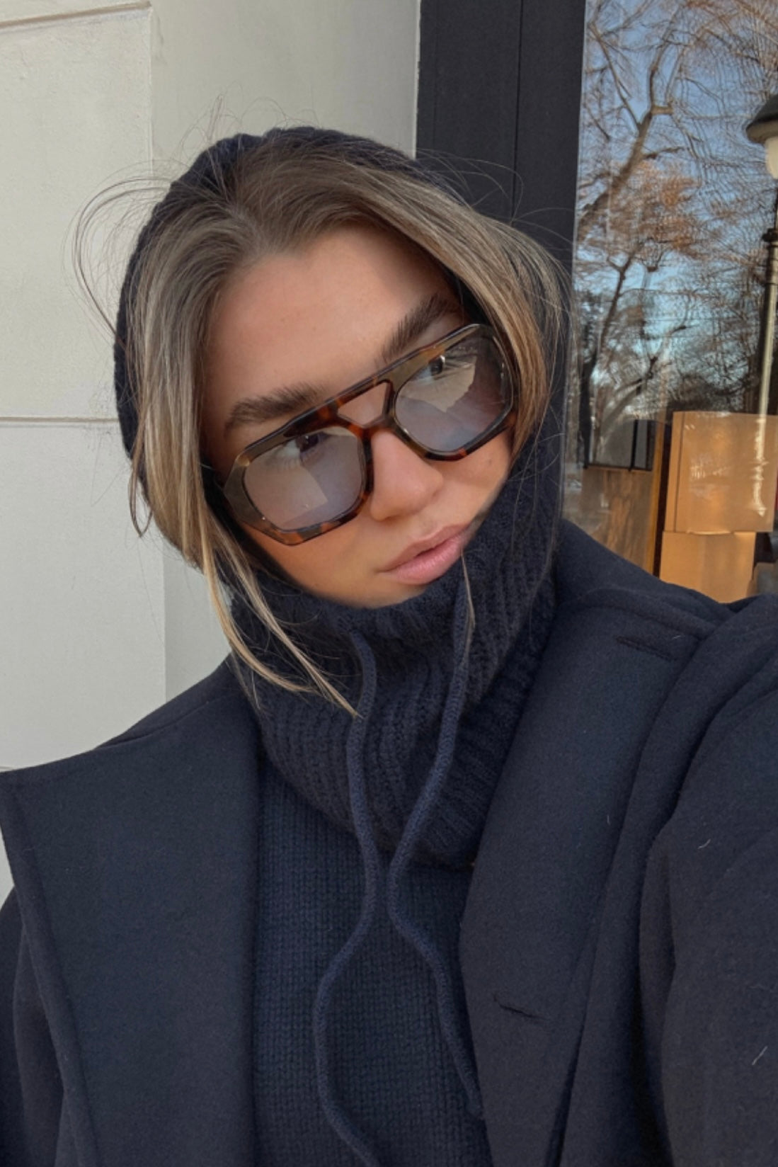 Cagulă Diana albastru închis