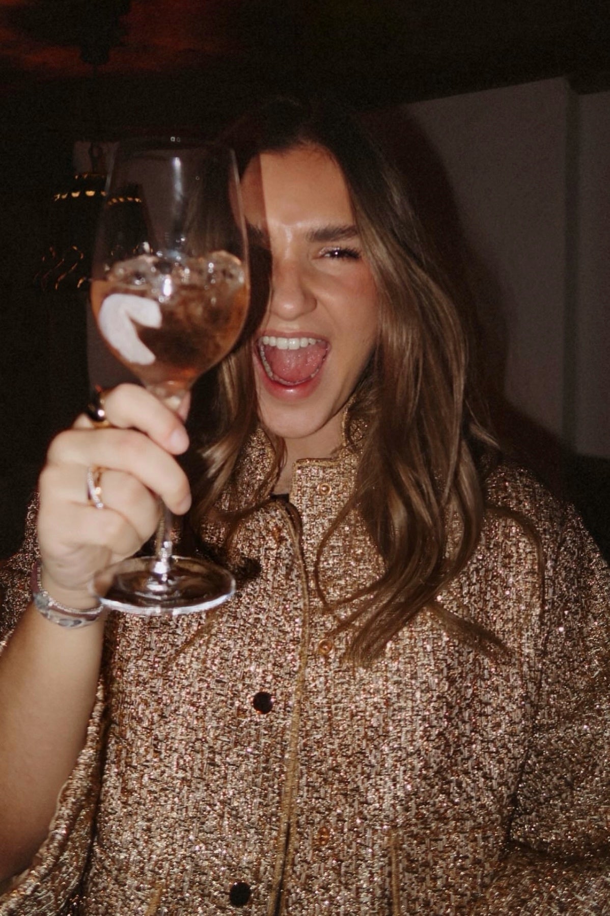 Bomber Marion doré