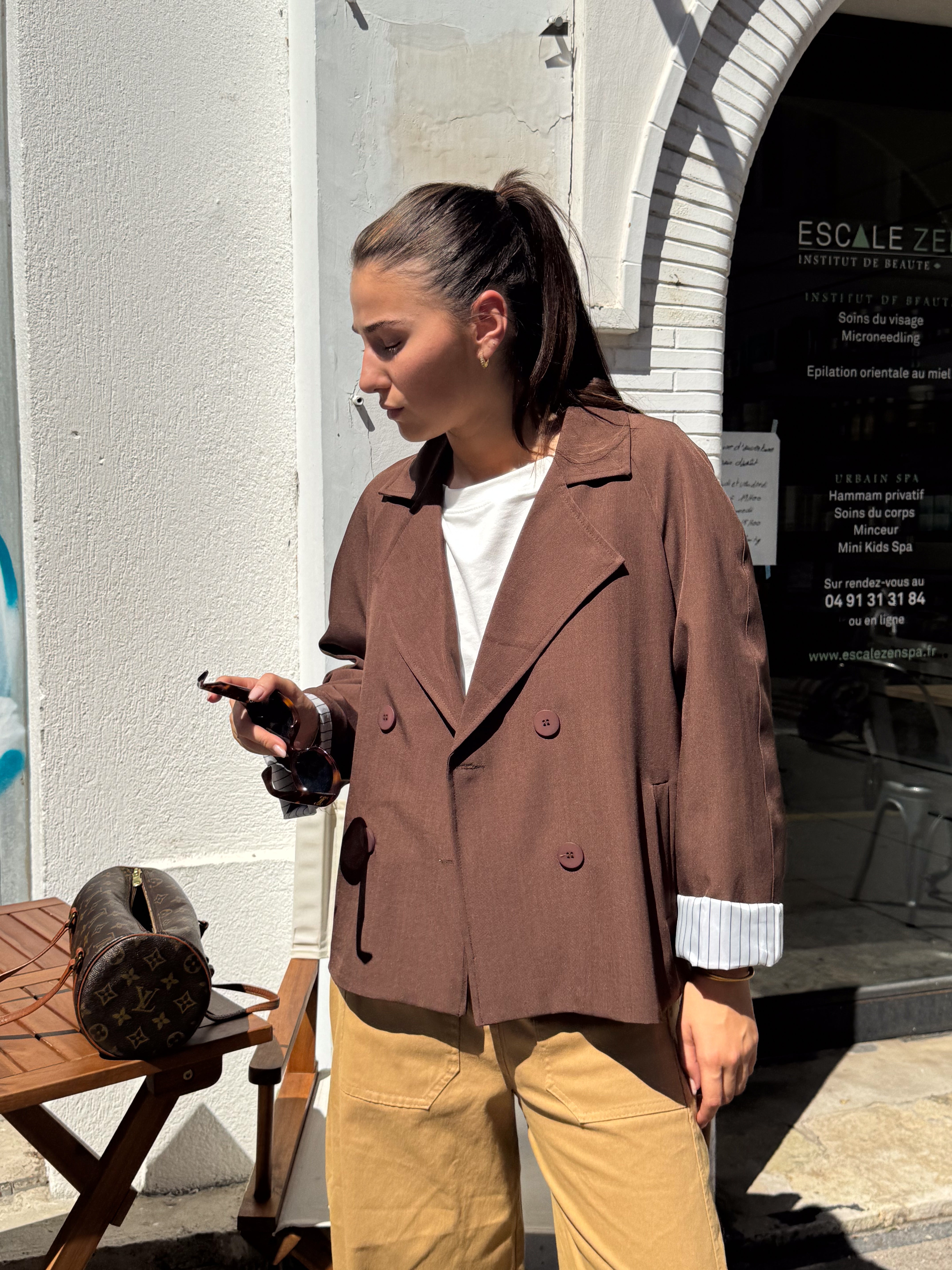 Blazer marrón Nolan