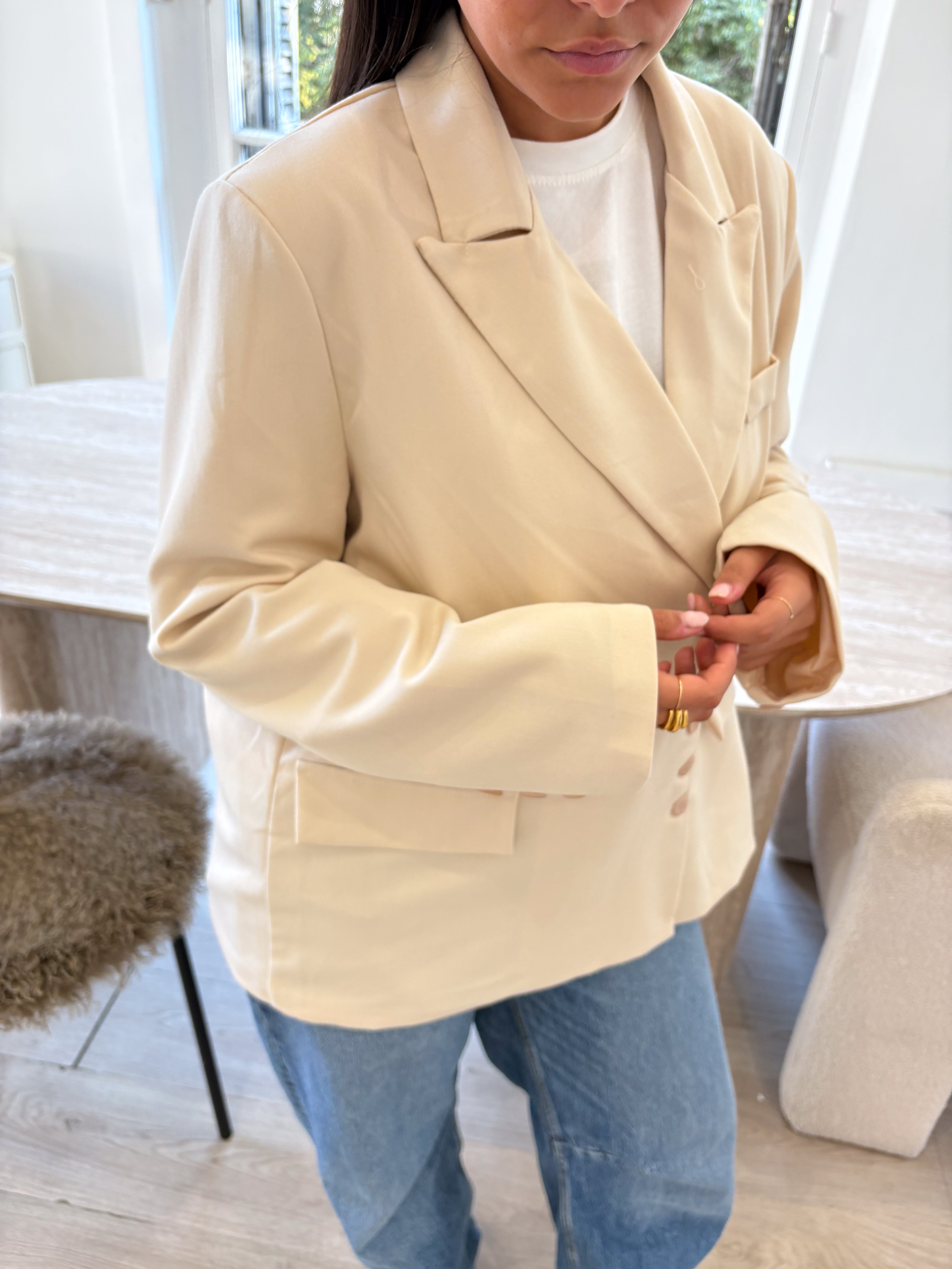 Katherine beige blazer