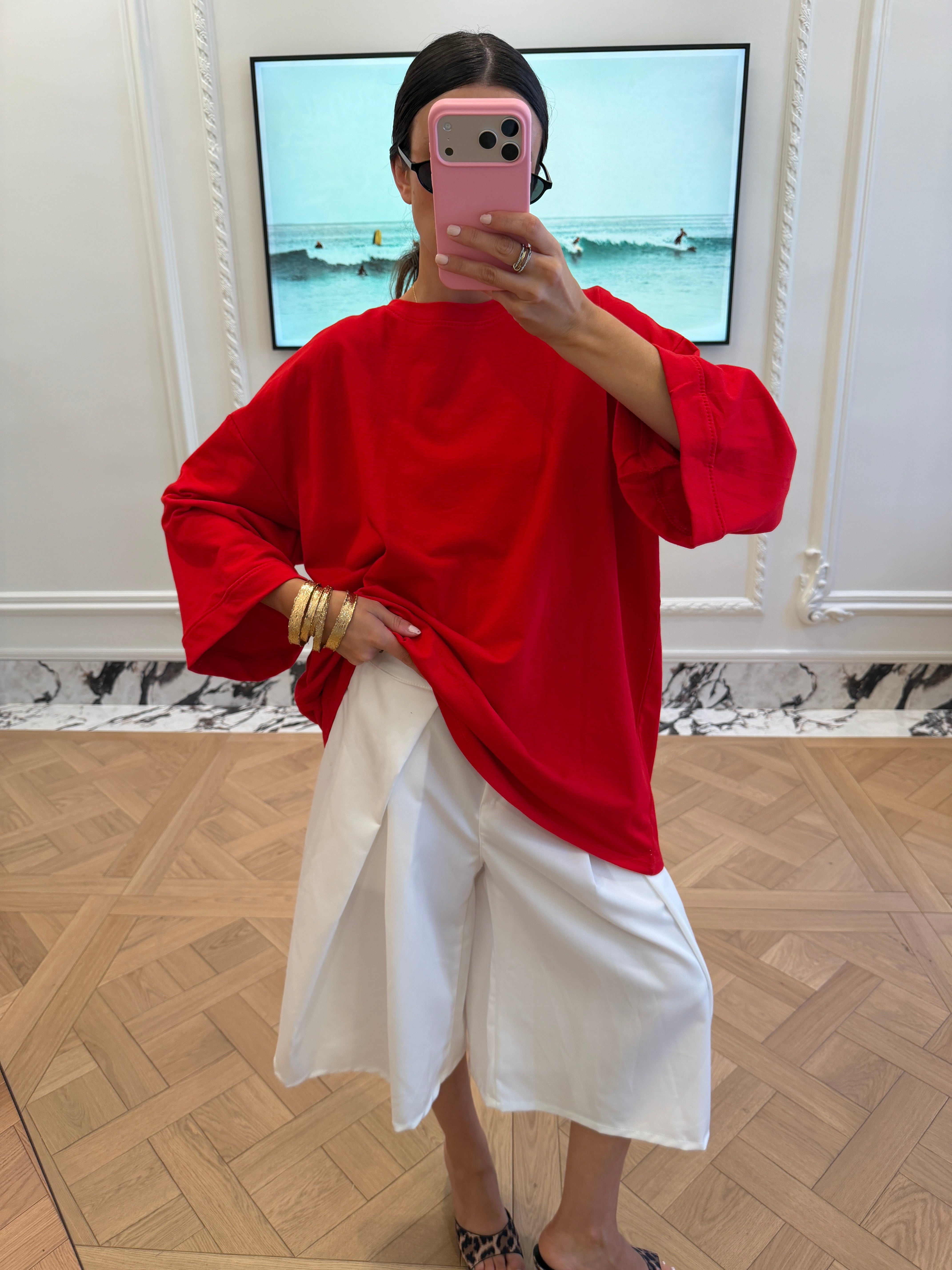 Tee-shirt Cecile rouge