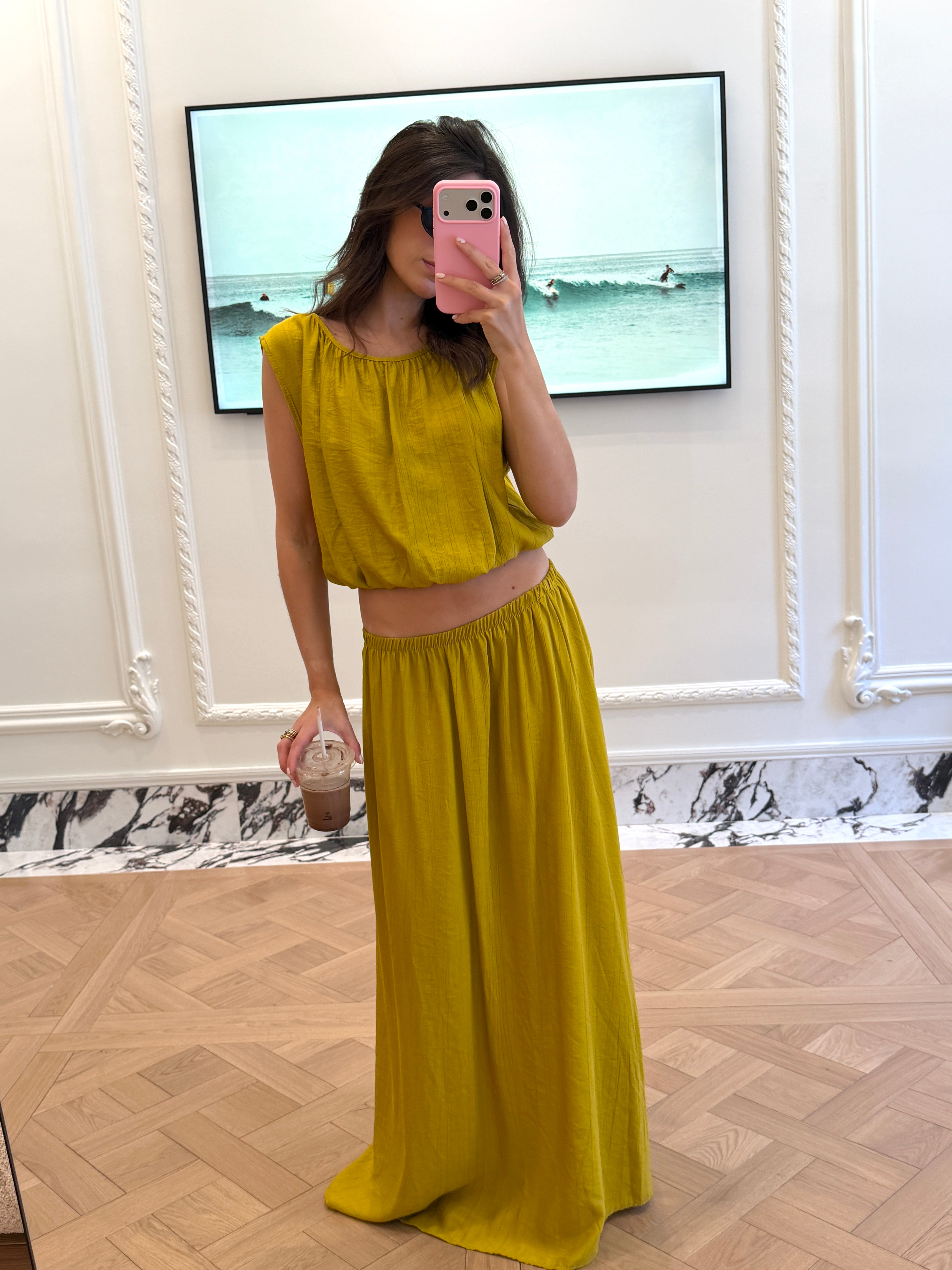 Ensemble Daniella moutarde