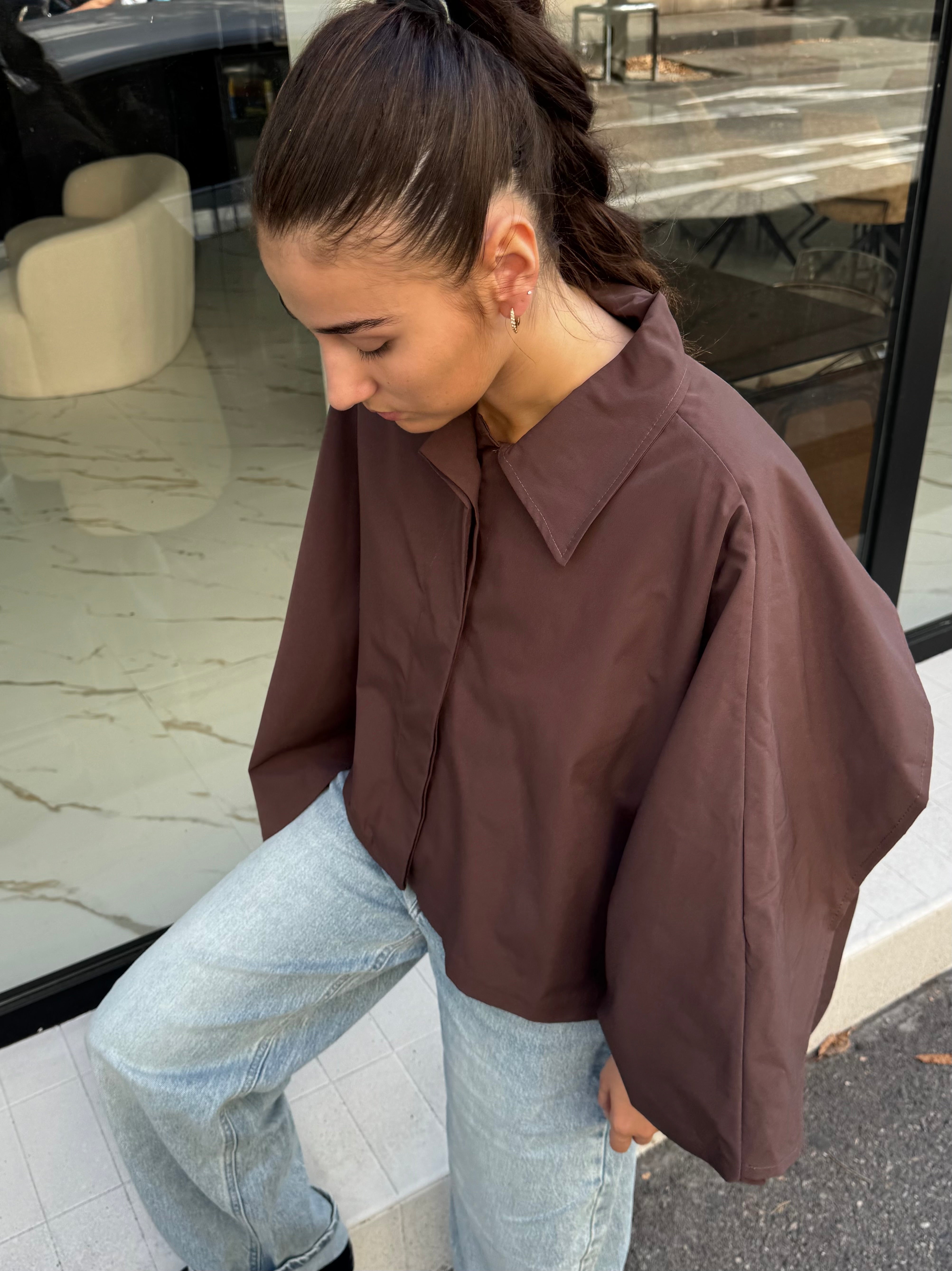 عباءة فاني بنية