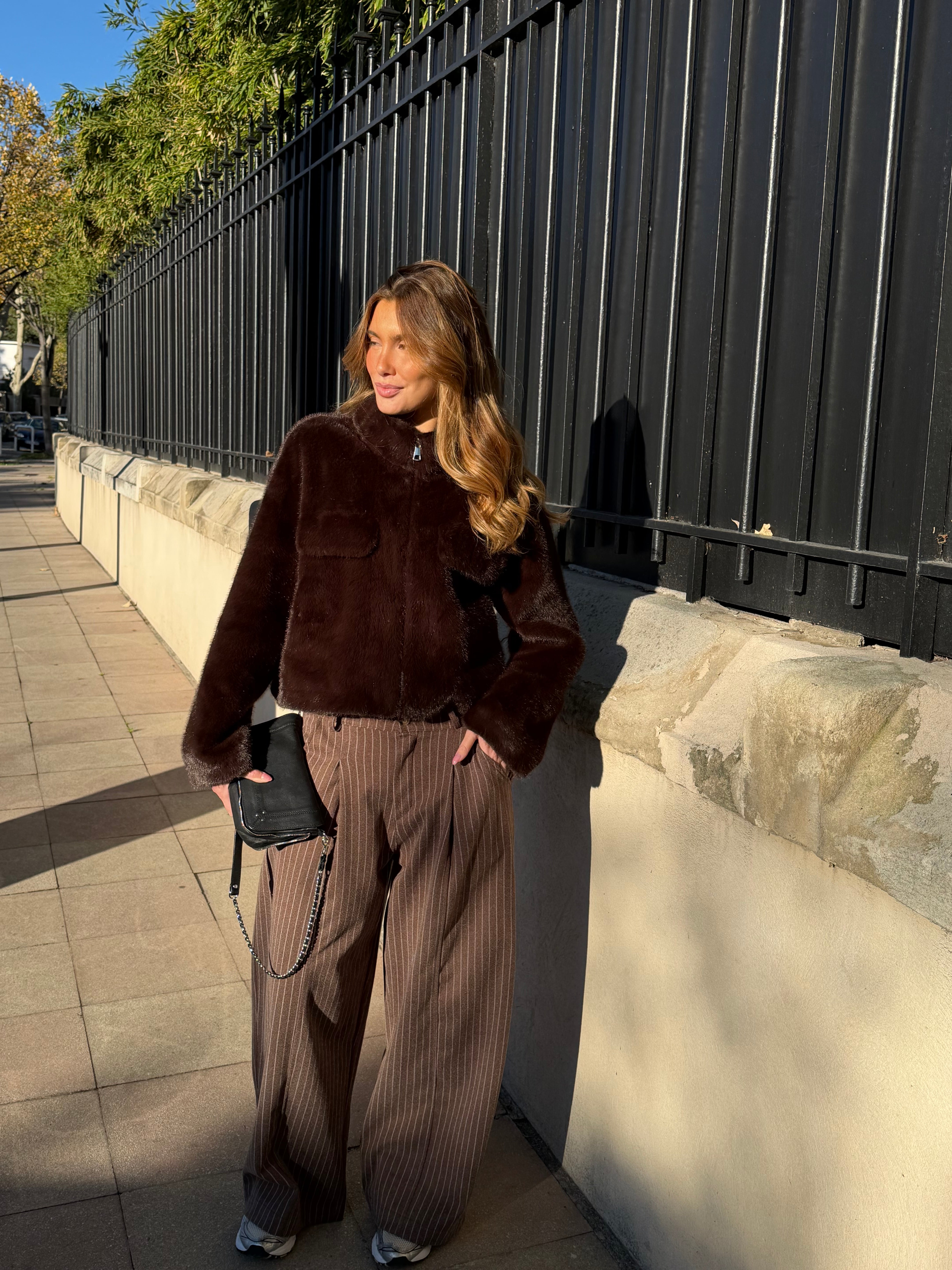 Pantalon Swann marron