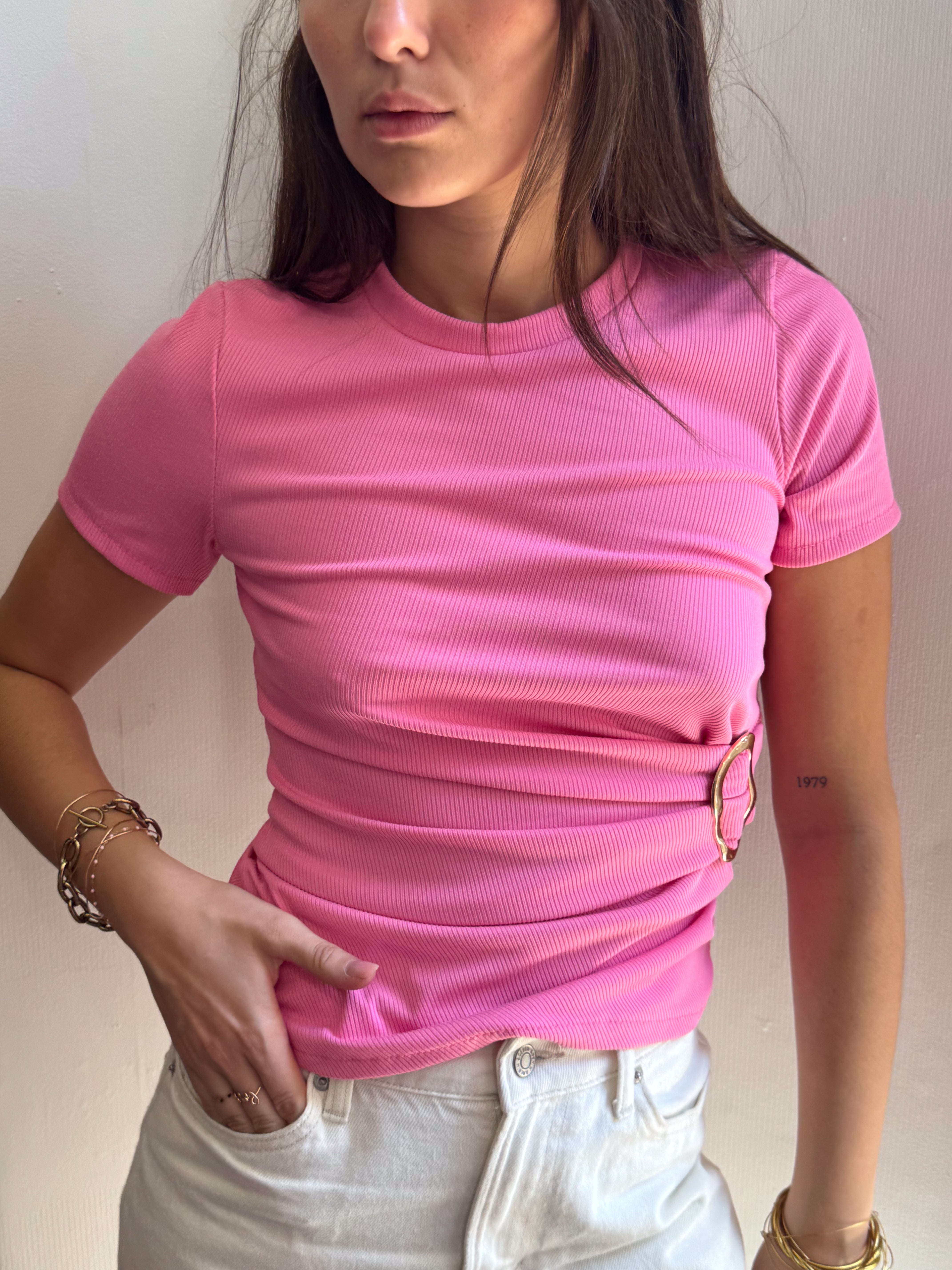 Cherine pink top
