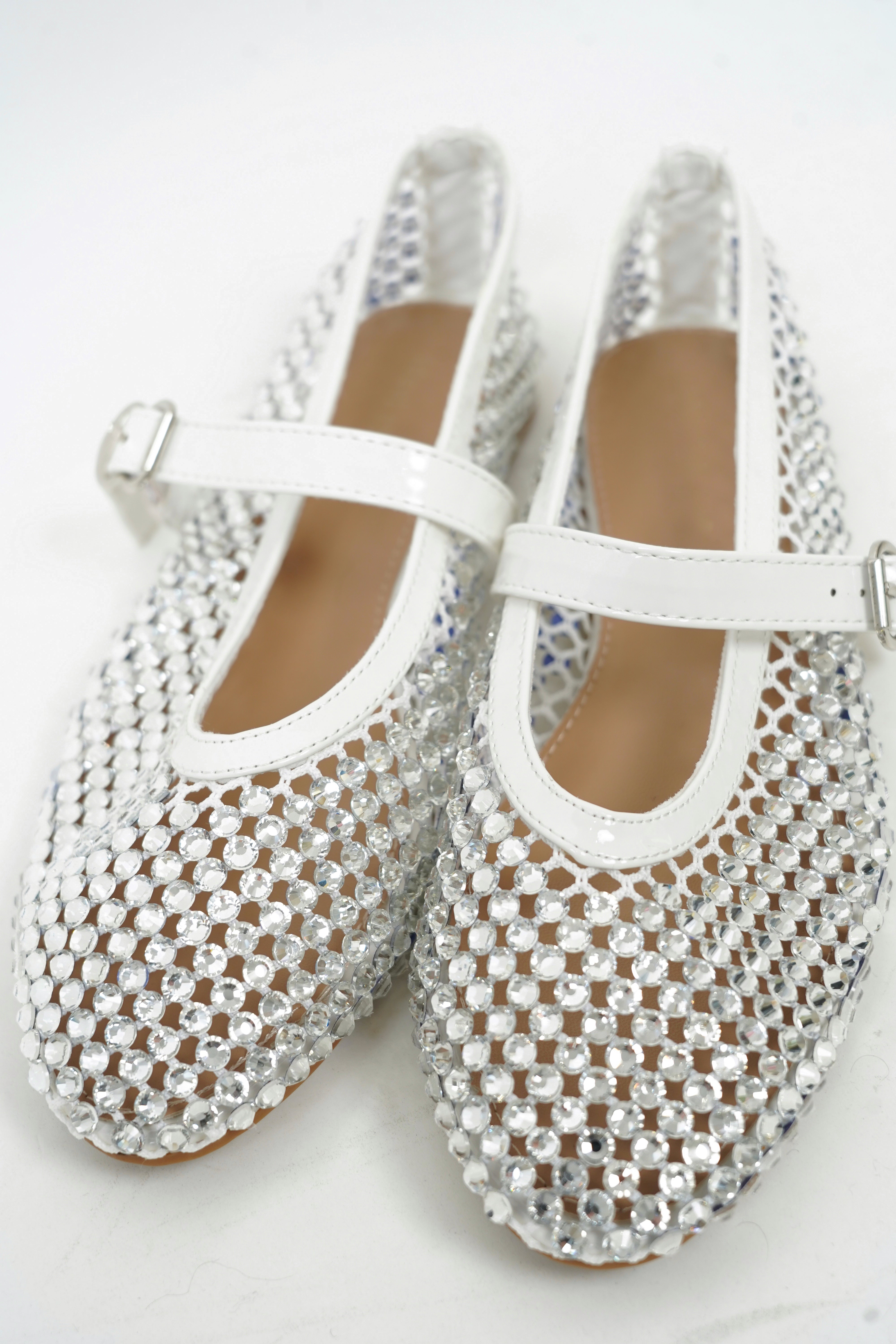 Ballerines Lisa blanches