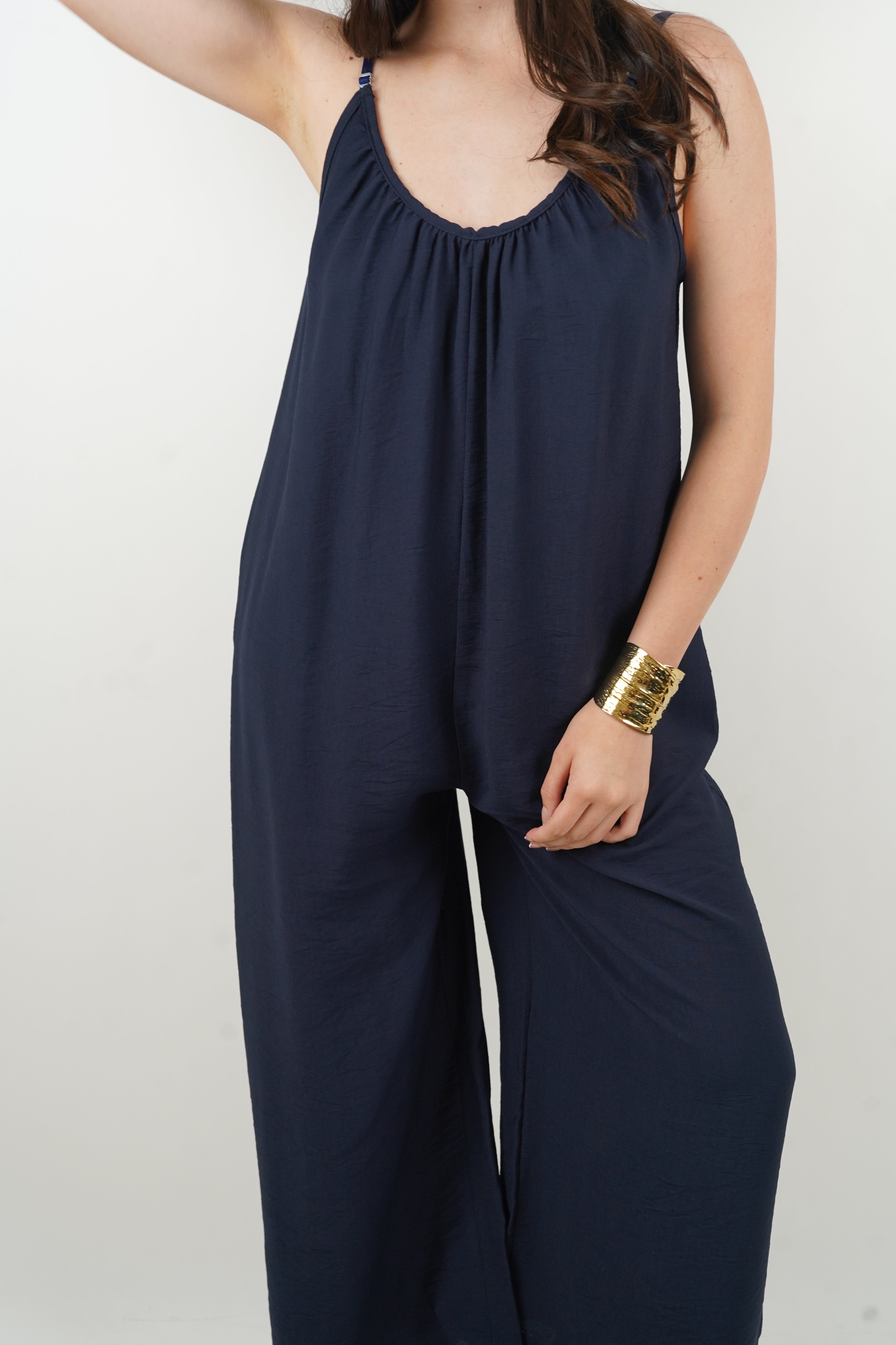 Liam Navy Blue Jumpsuit