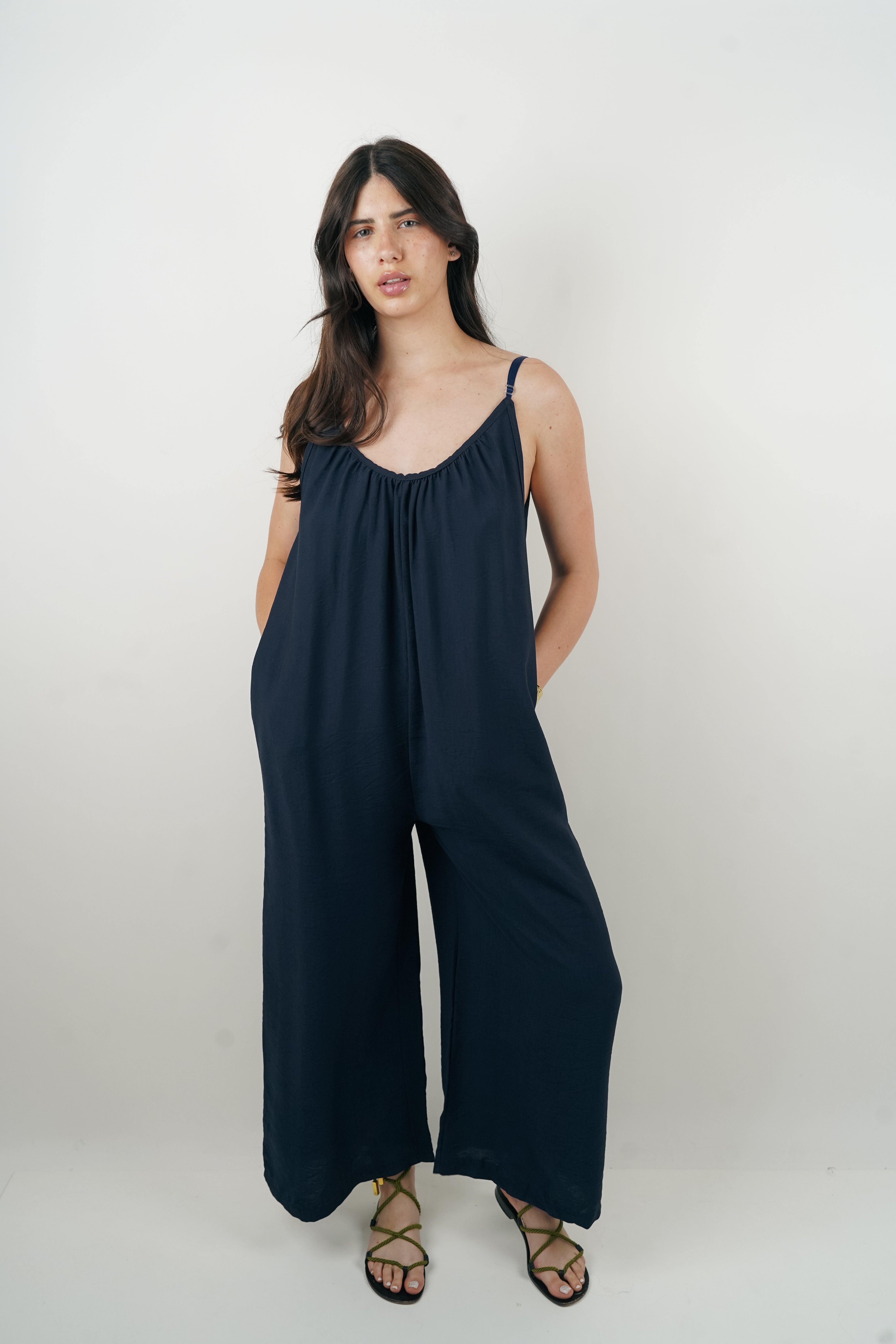 Liam Navy Blue Jumpsuit