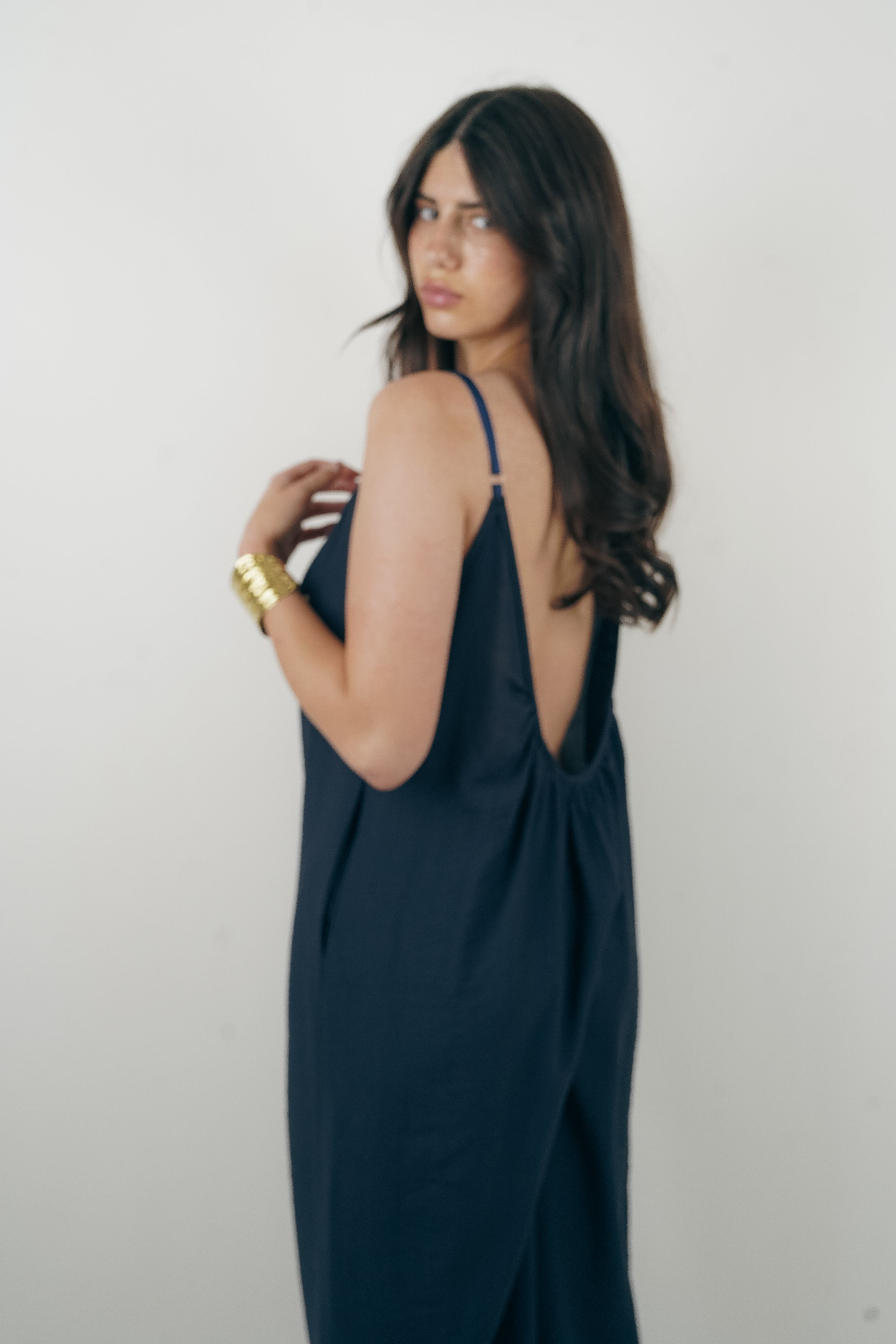 Liam Navy Blue Jumpsuit