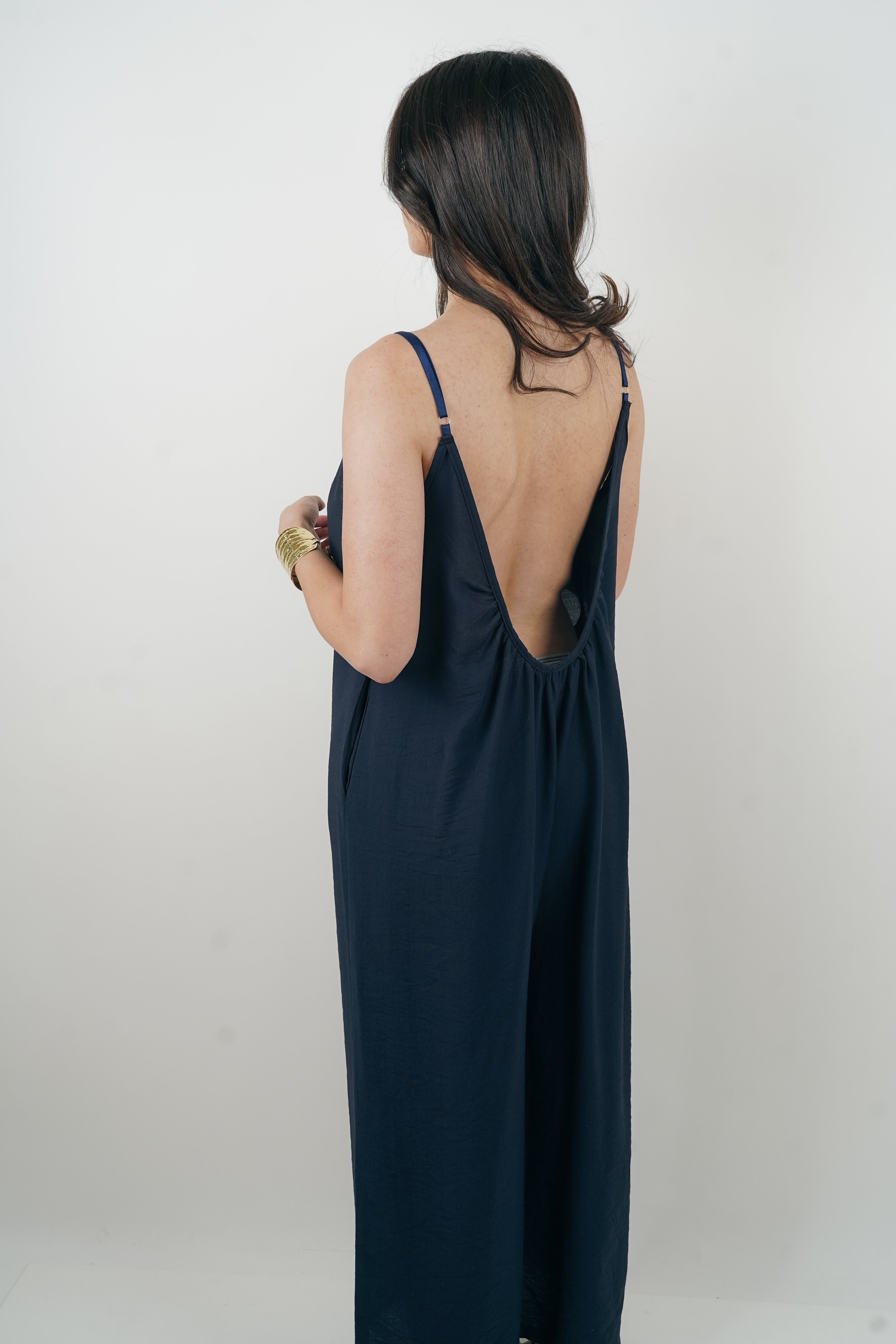 Liam Navy Blue Jumpsuit