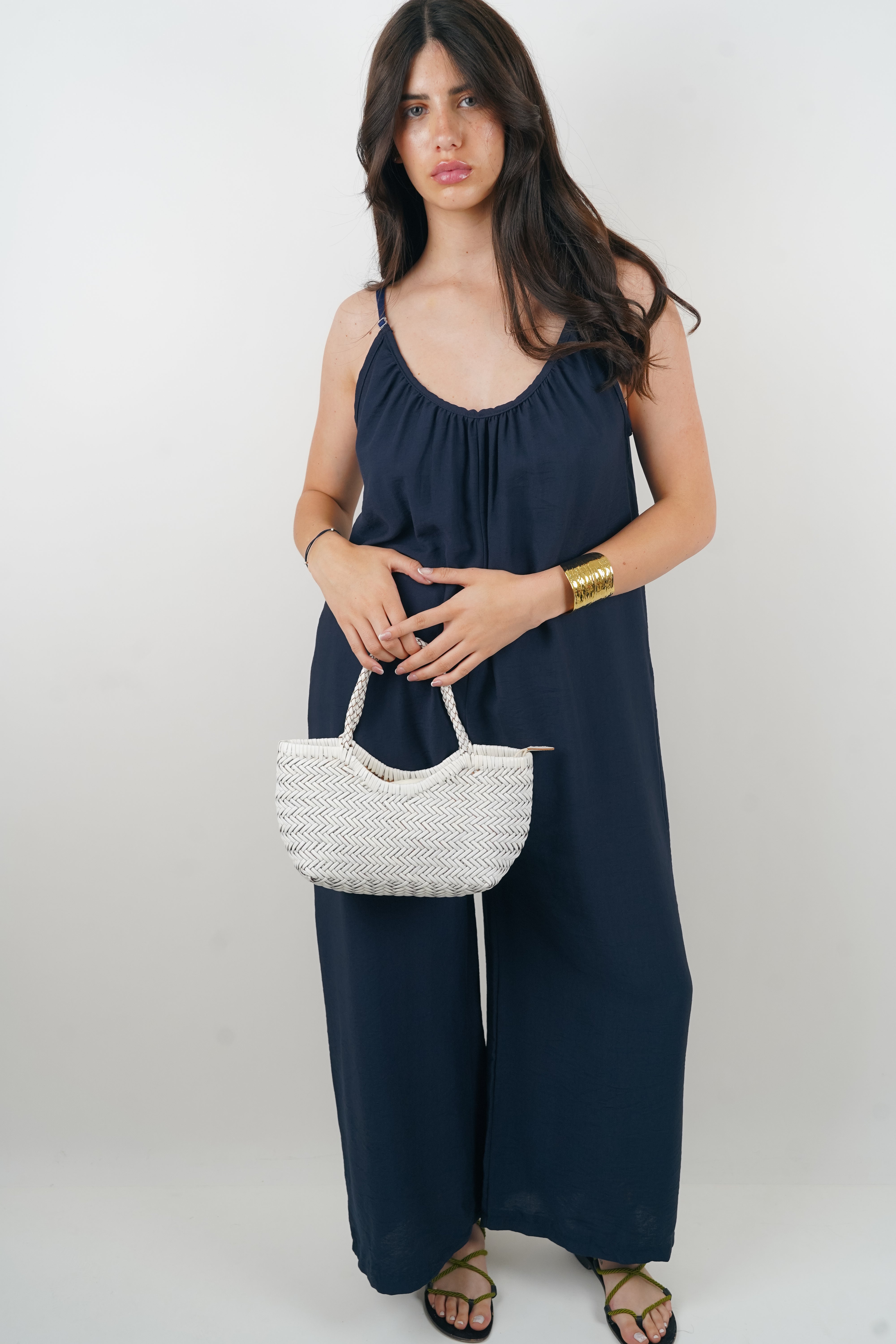 Liam Navy Blue Jumpsuit