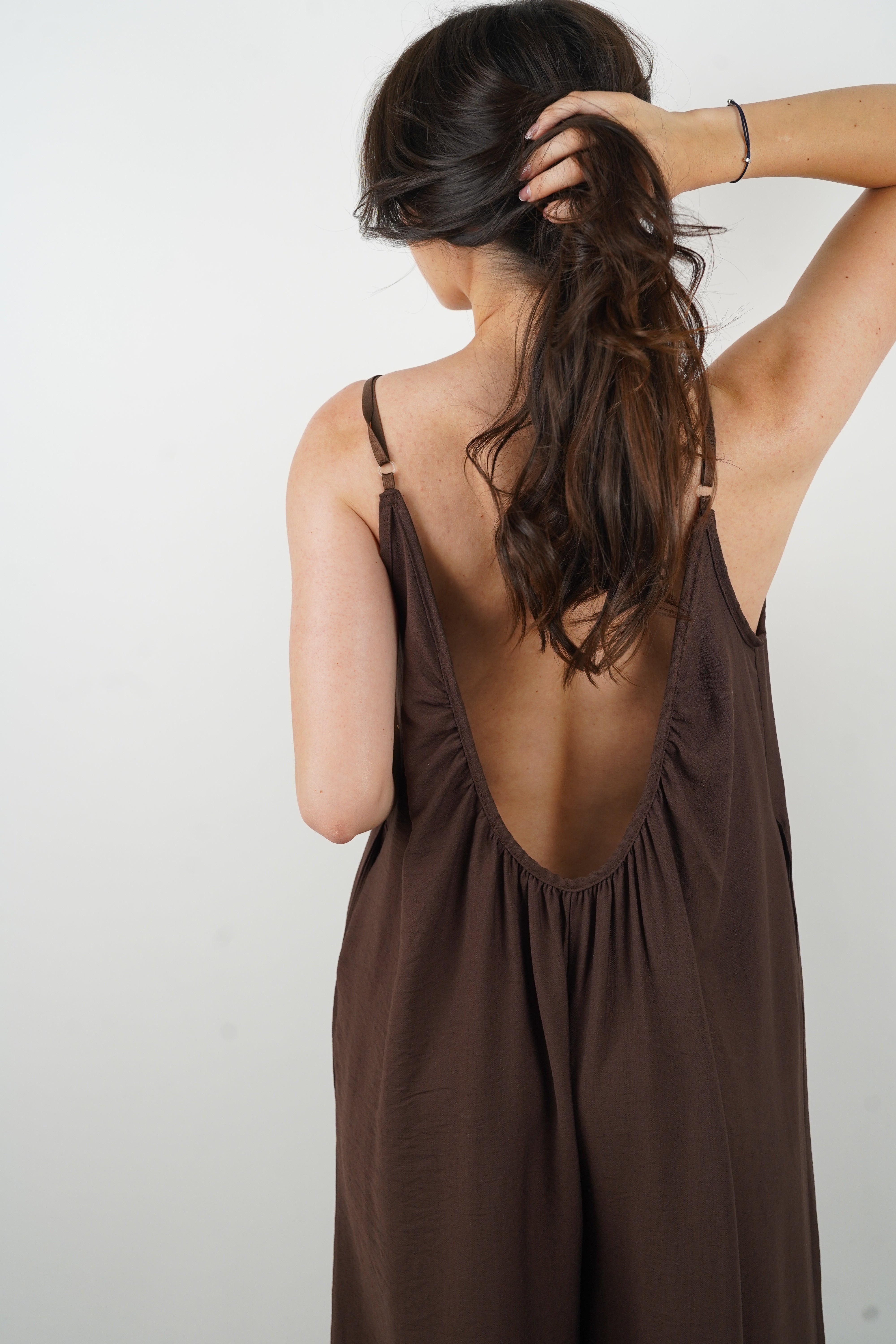 Liam brown jumpsuit