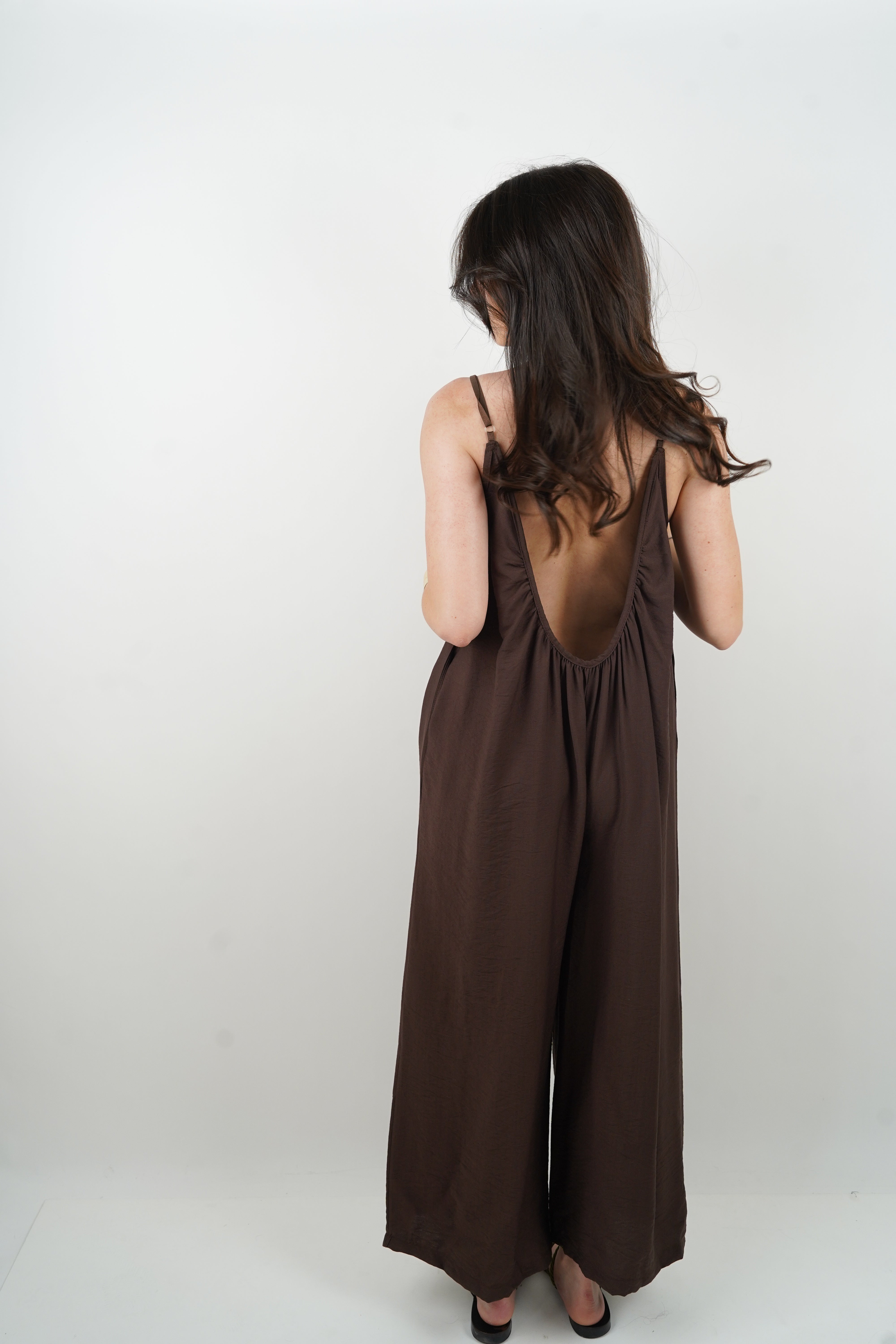 Liam brown jumpsuit