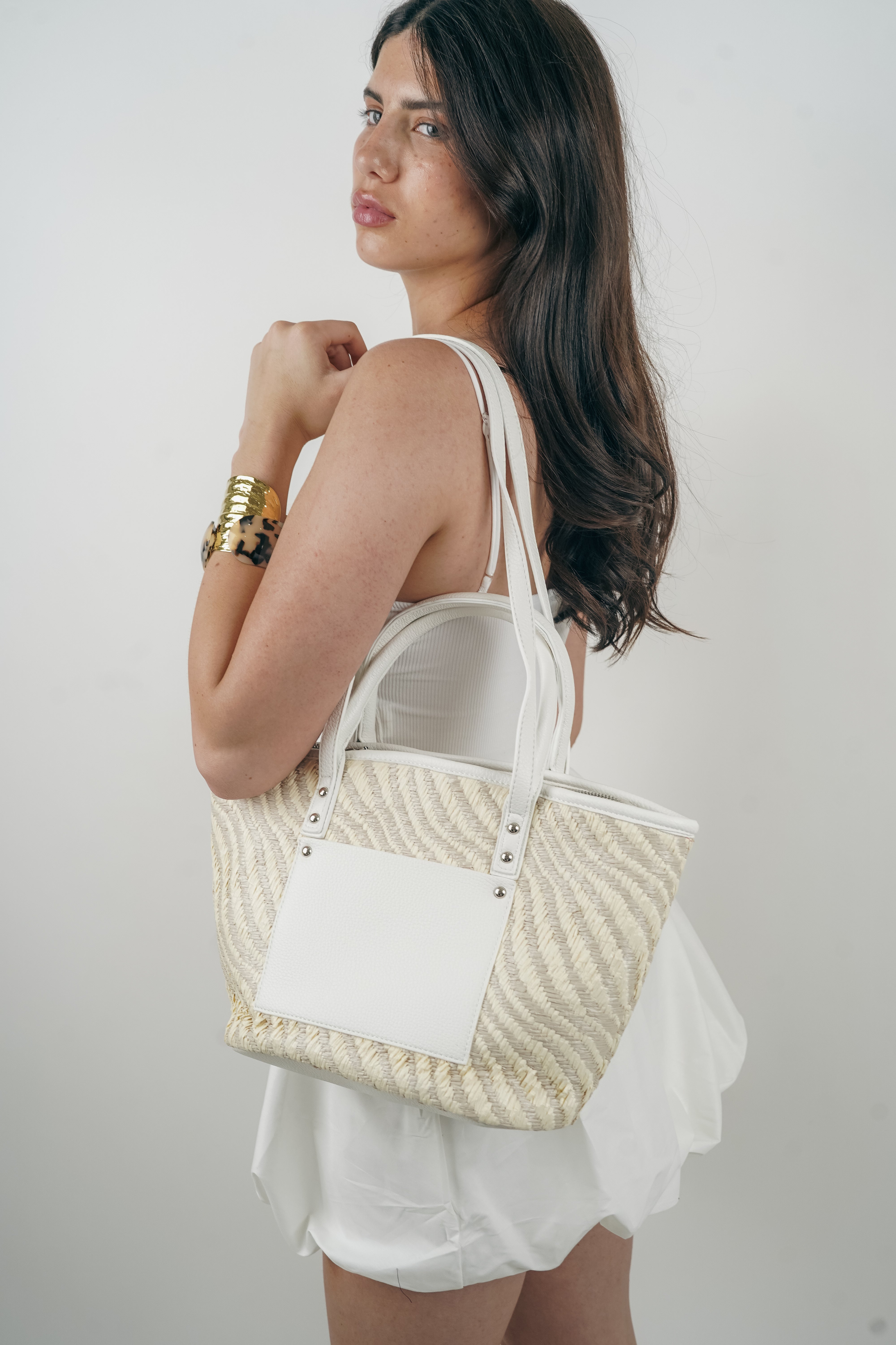 White Marion basket
