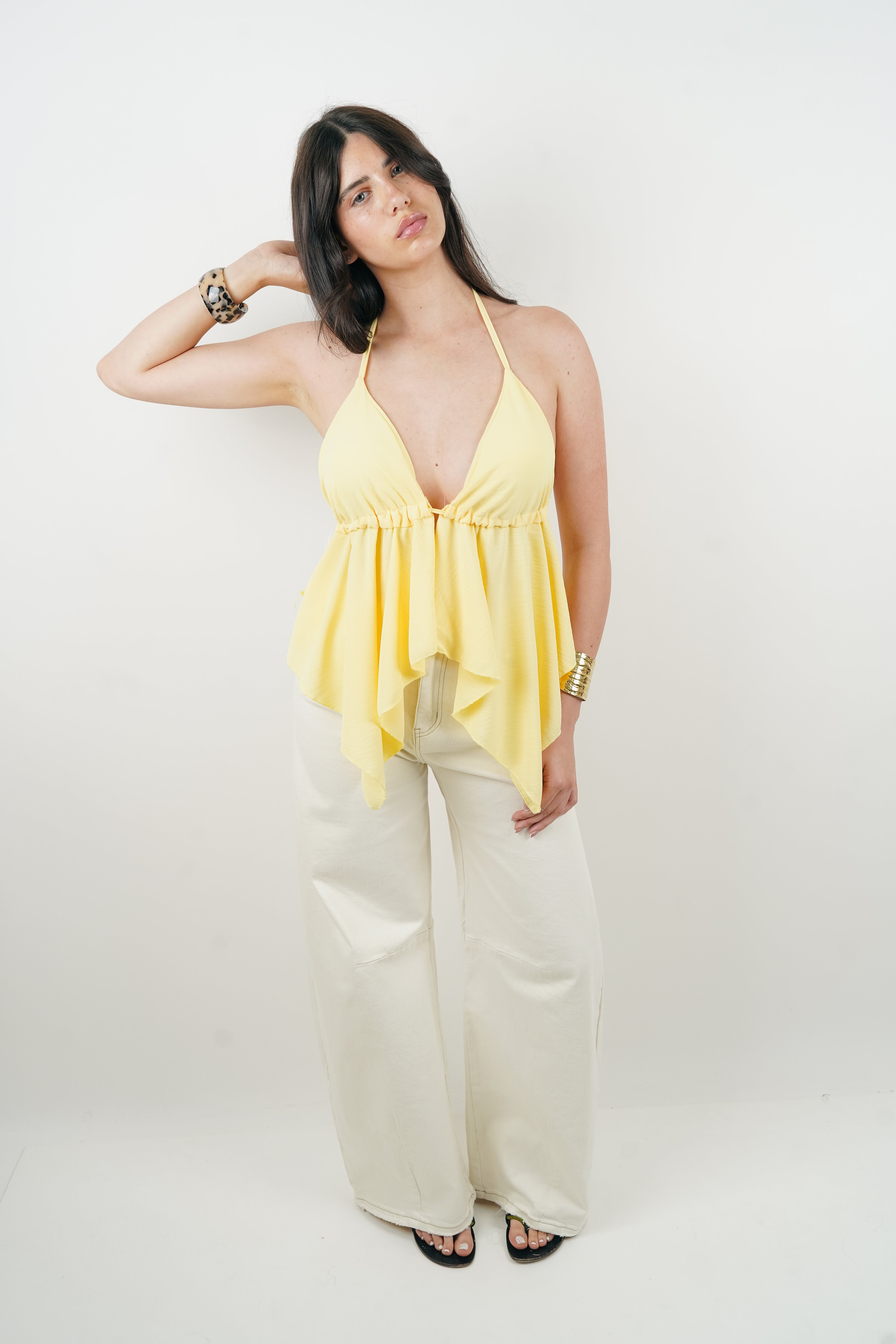 Alexandra yellow top