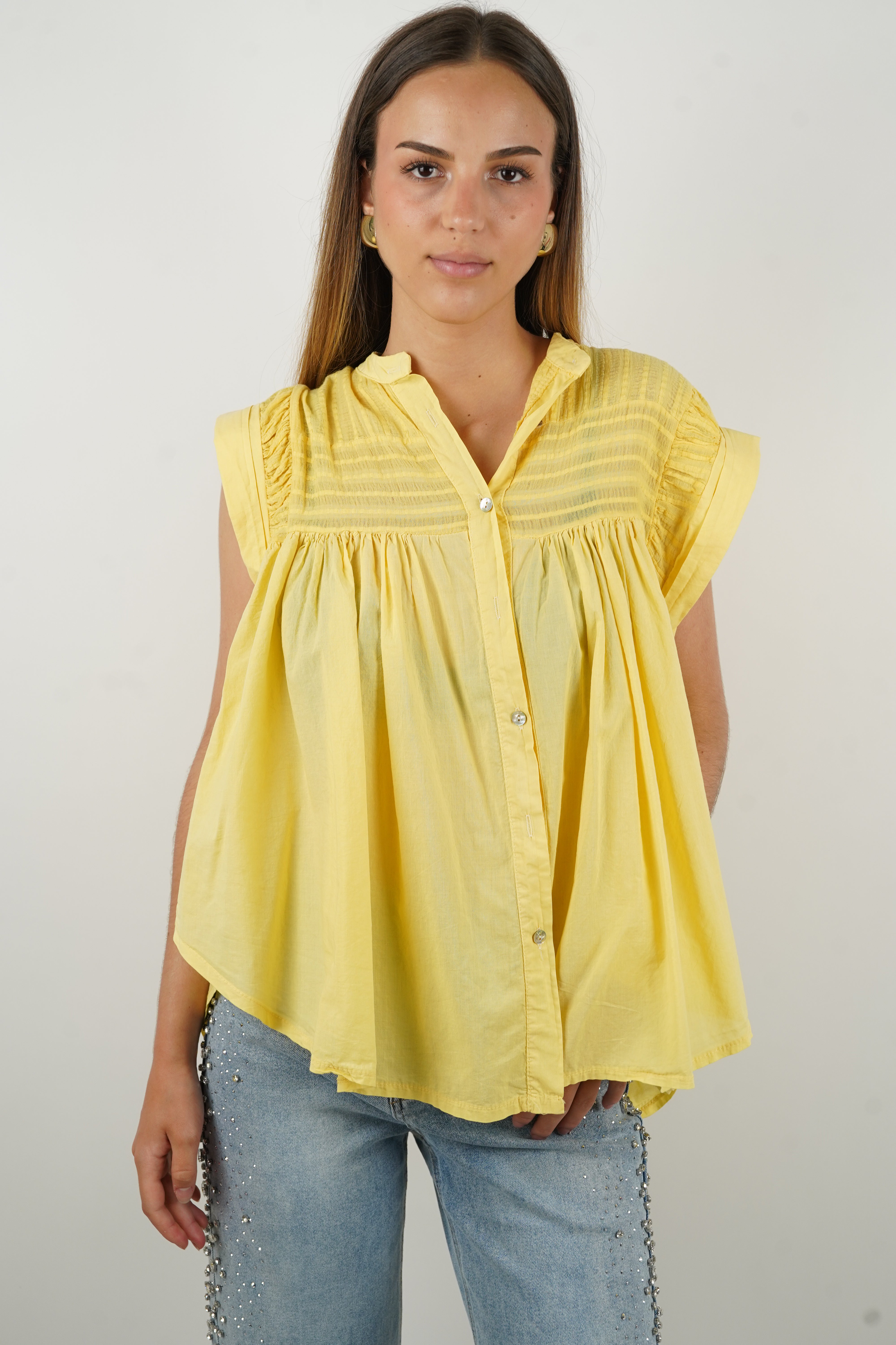 Yellow Arielle blouse