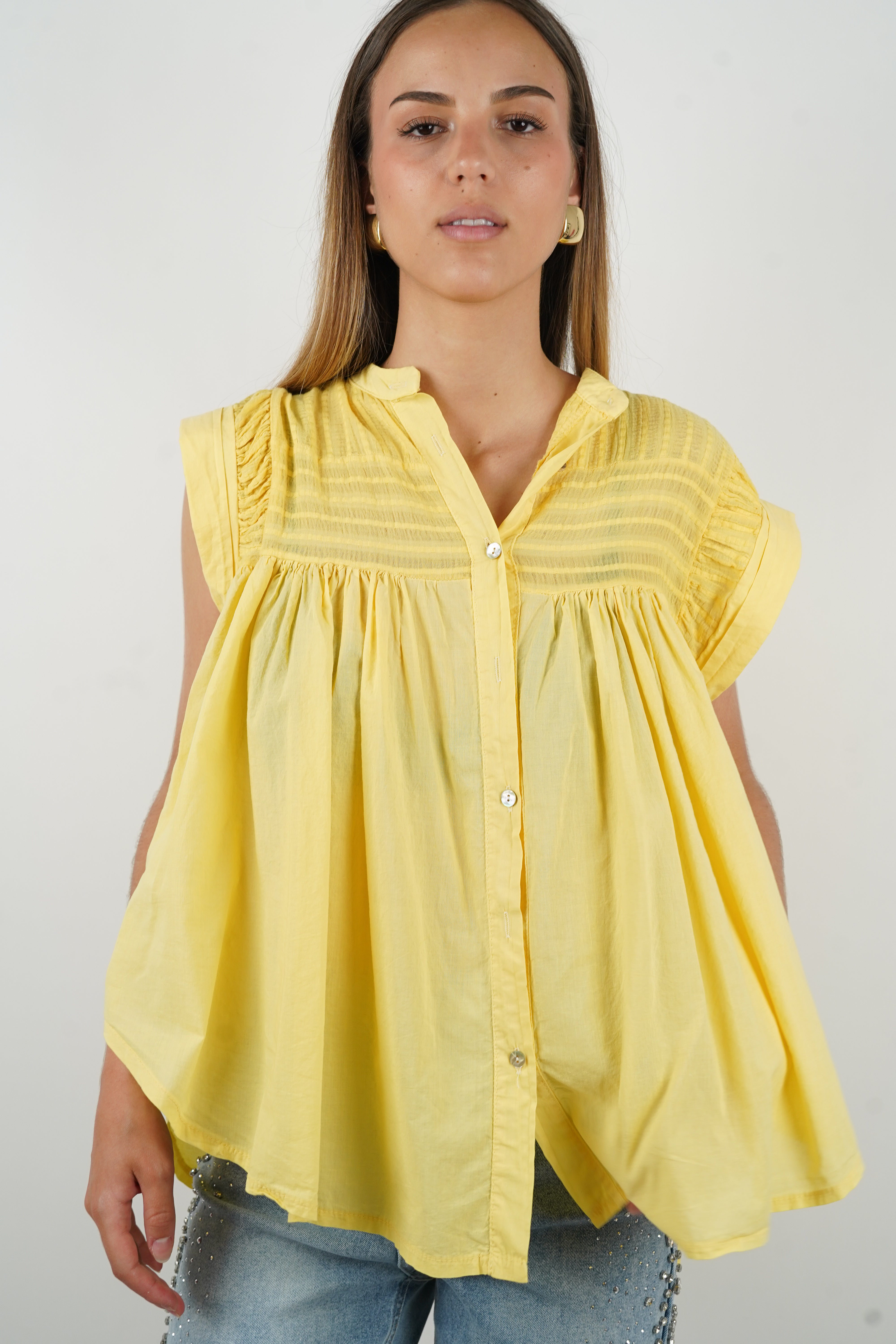 Yellow Arielle blouse