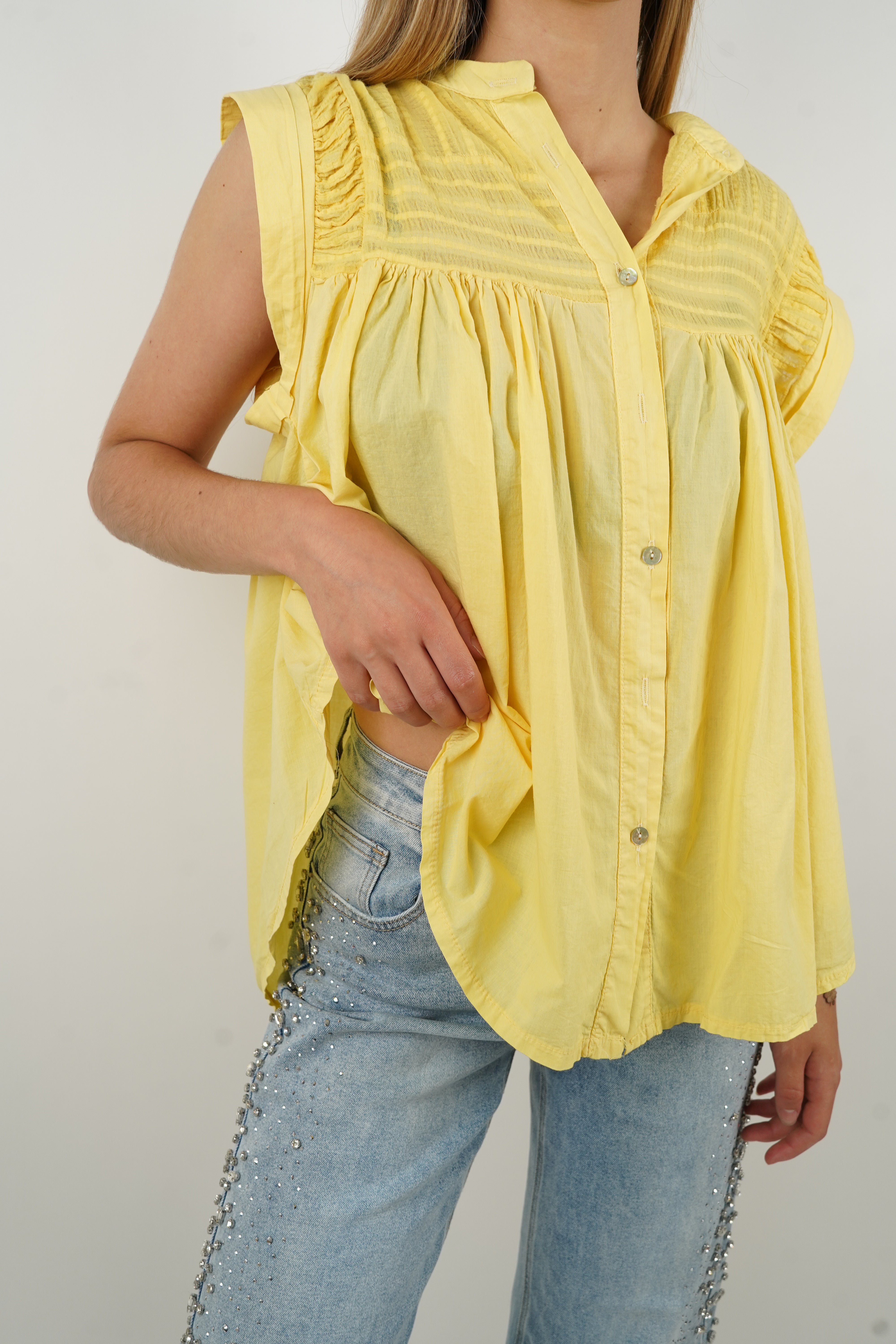 Yellow Arielle blouse