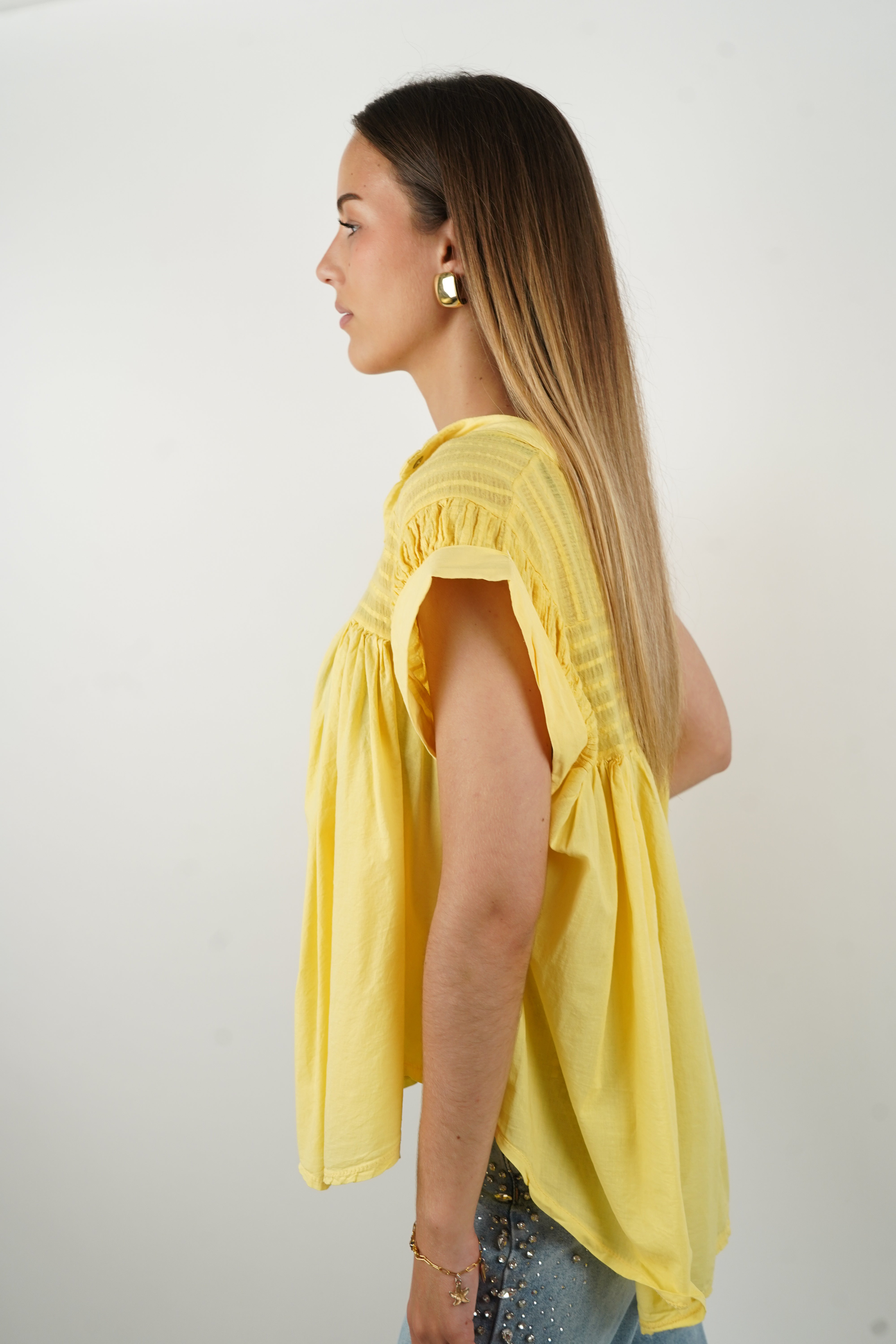 Yellow Arielle blouse