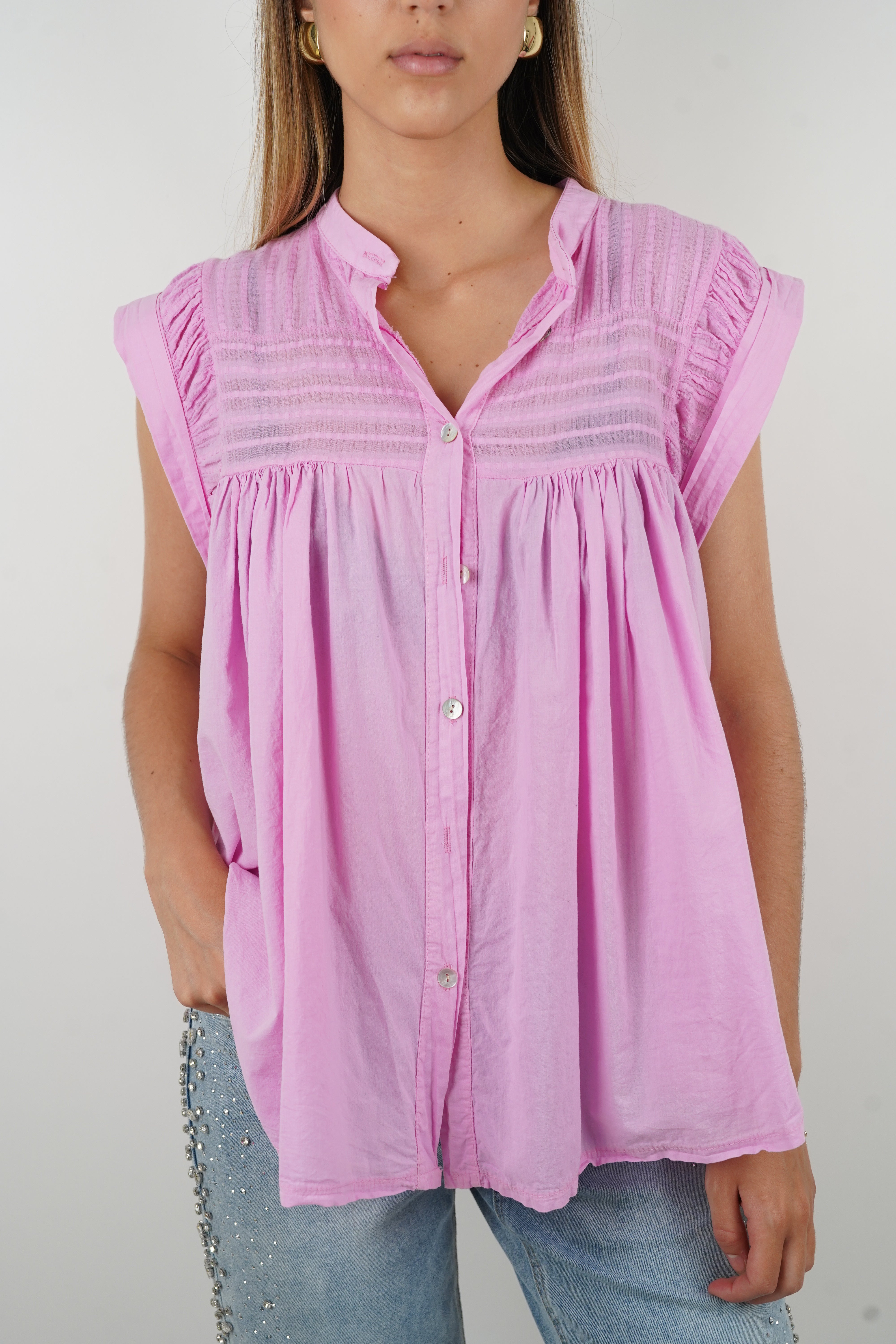 Arielle pink blouse