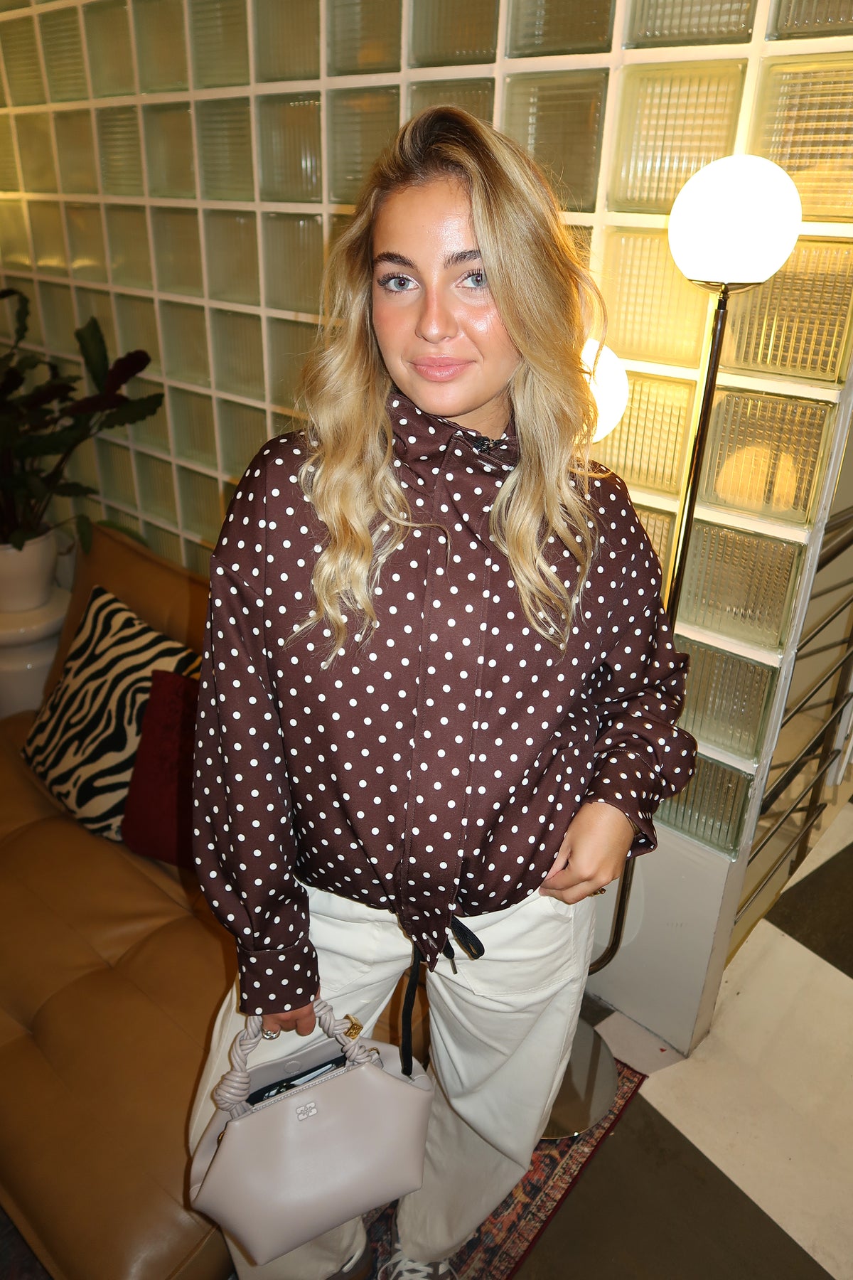 SHIATZY CHEN Veste En Tweed à Col Montant | Rouge | FR